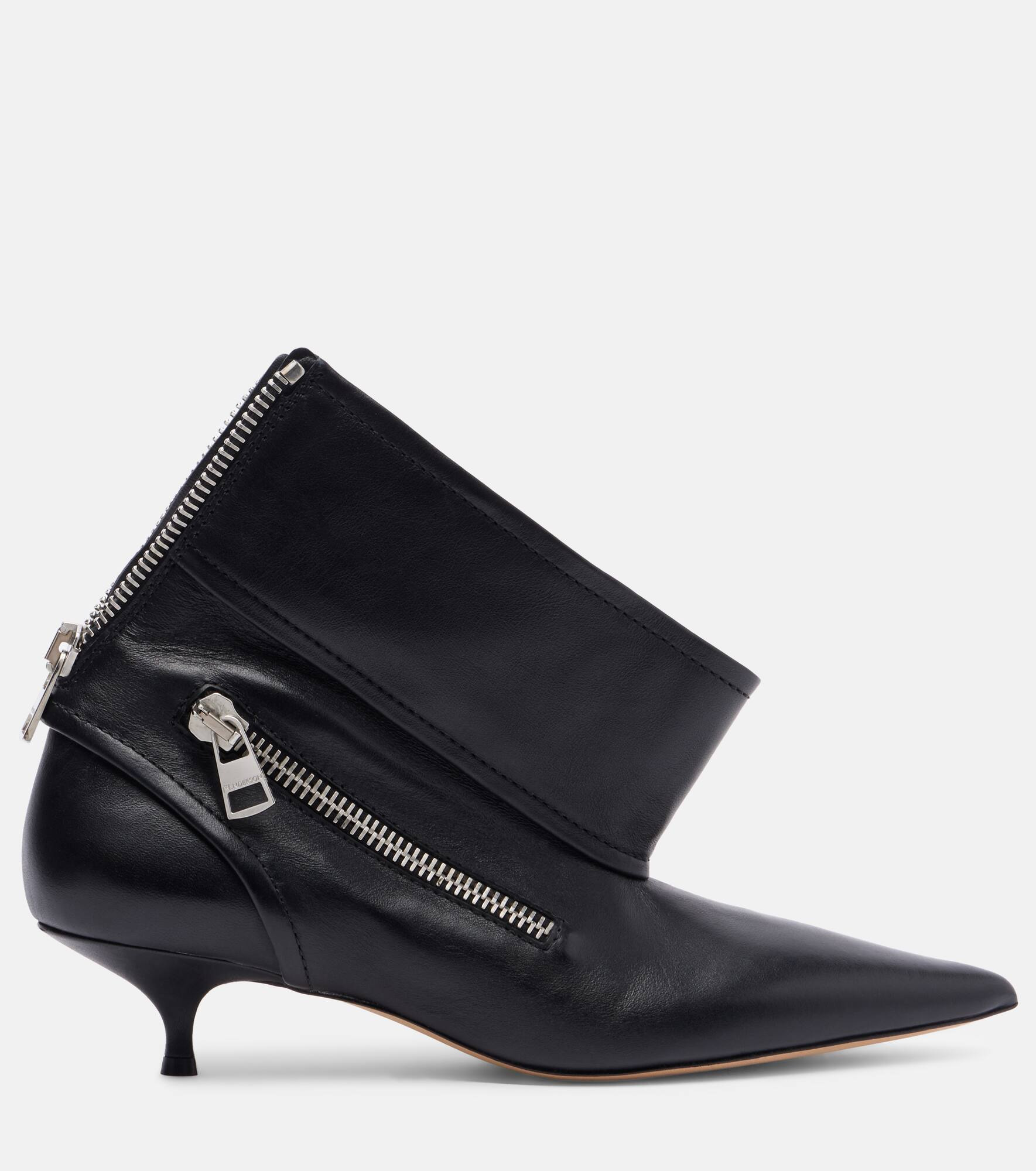 40 leather ankle boots - 4