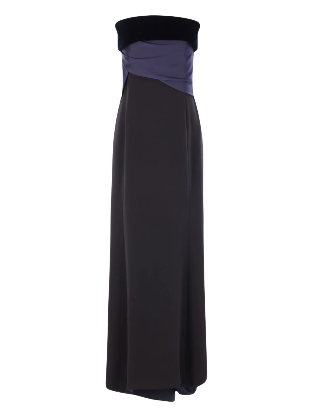 strapless maxi dress - 1