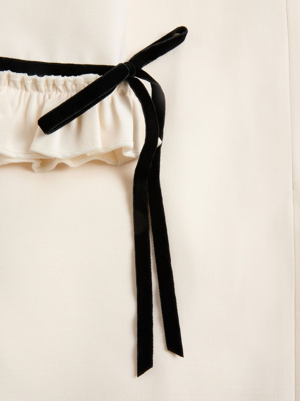 ruffle-detail mini dress - 3