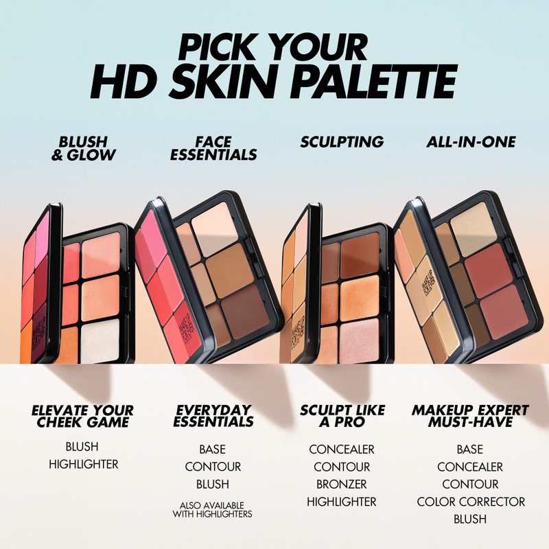 HD SKIN BLUSH & GLOW PALETTE 9
