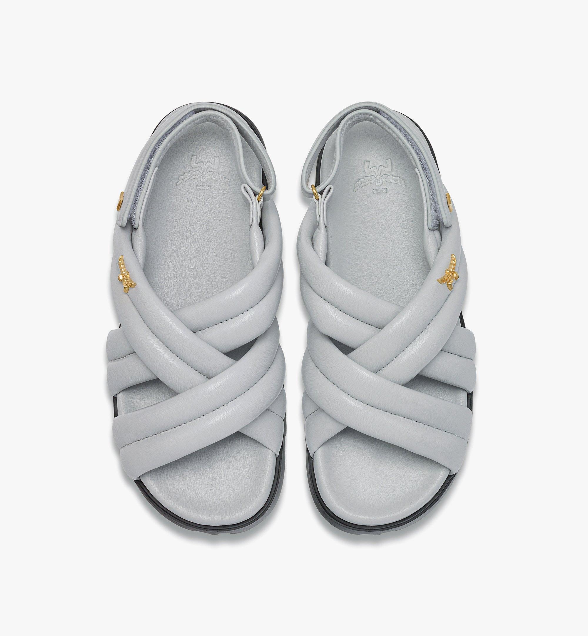 Cross Sandals in Lamb Leather - 5