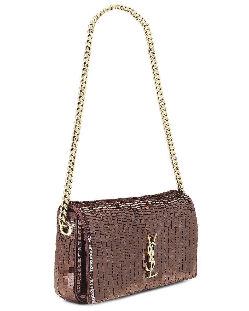 SAINT LAURENT Mini Kate 99 Chain Bag | forward | REVERSIBLE