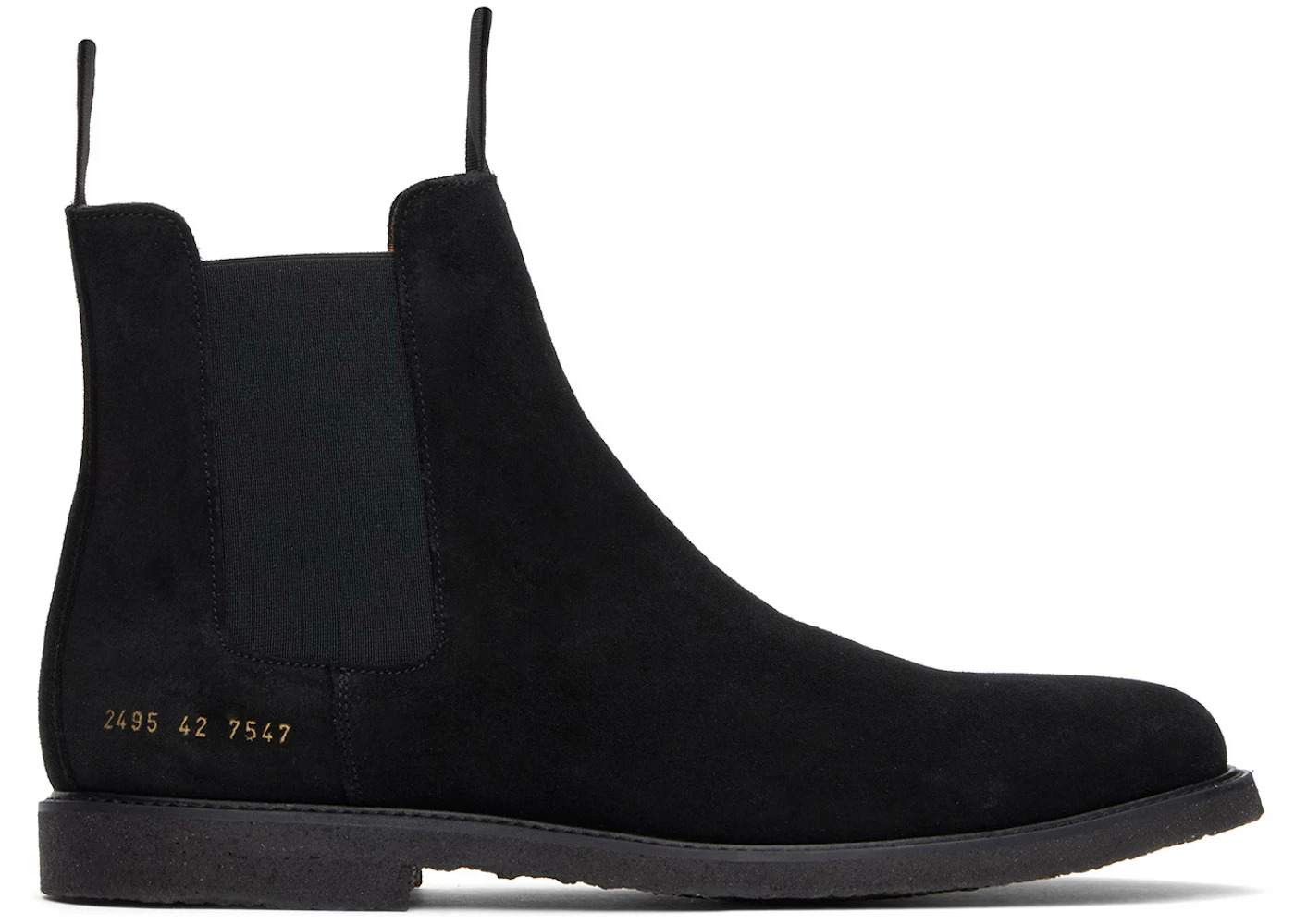 Common Projects Chelsea Classic Black Waxed Suede - 1