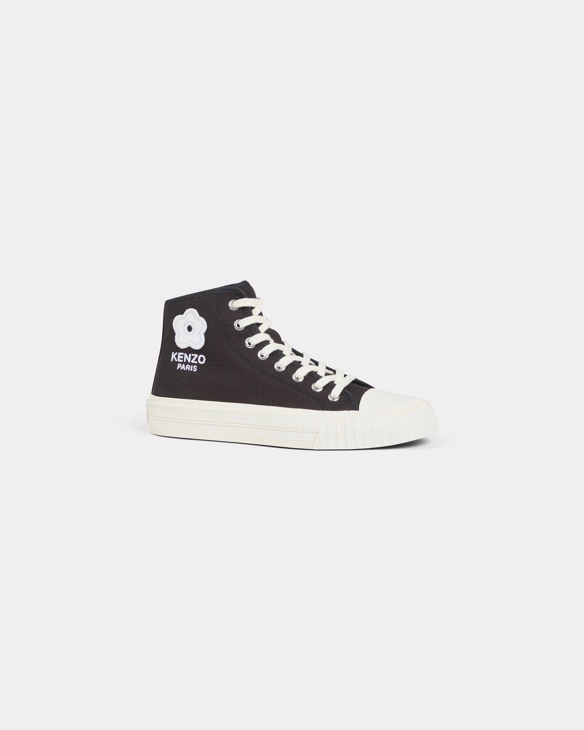 スニーカー KENZO canvas kenzo foxy high-top sneakers FE52SN025F72 KENZO CANVAS KENZO FOXY HIGH-TOP SNEAKERS | baltini | REVERSIBLE
