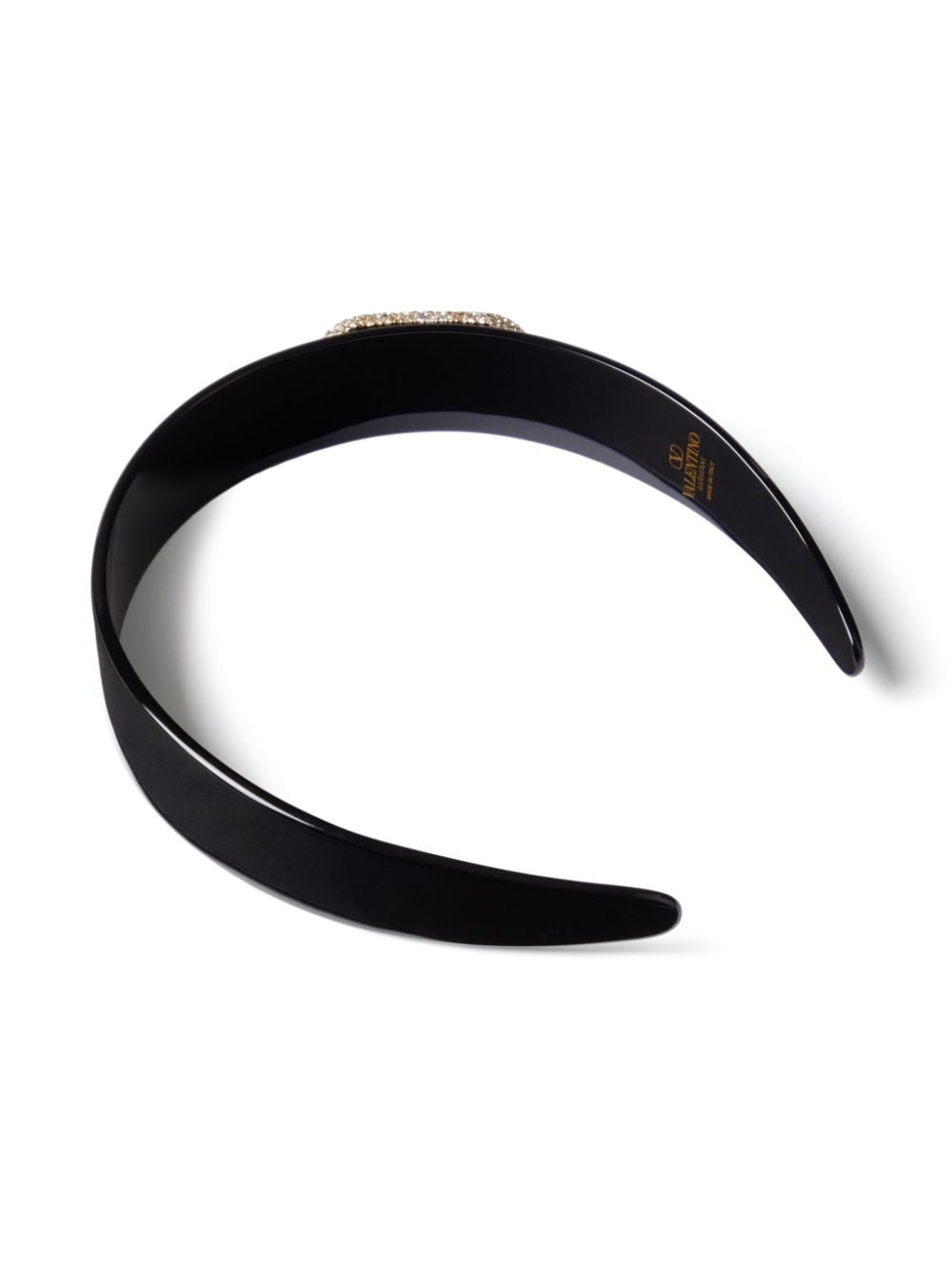 VLogo Signature crystal-embellished headband - 3