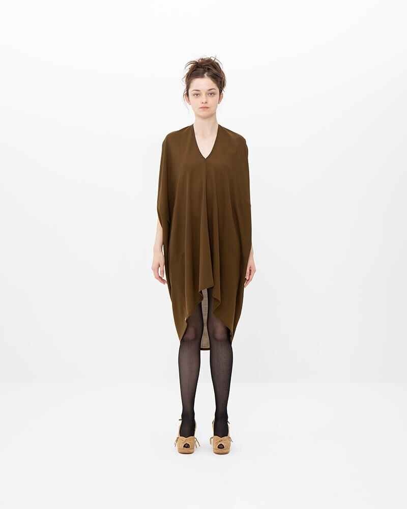 RUANA DRESS OLIVE - 3