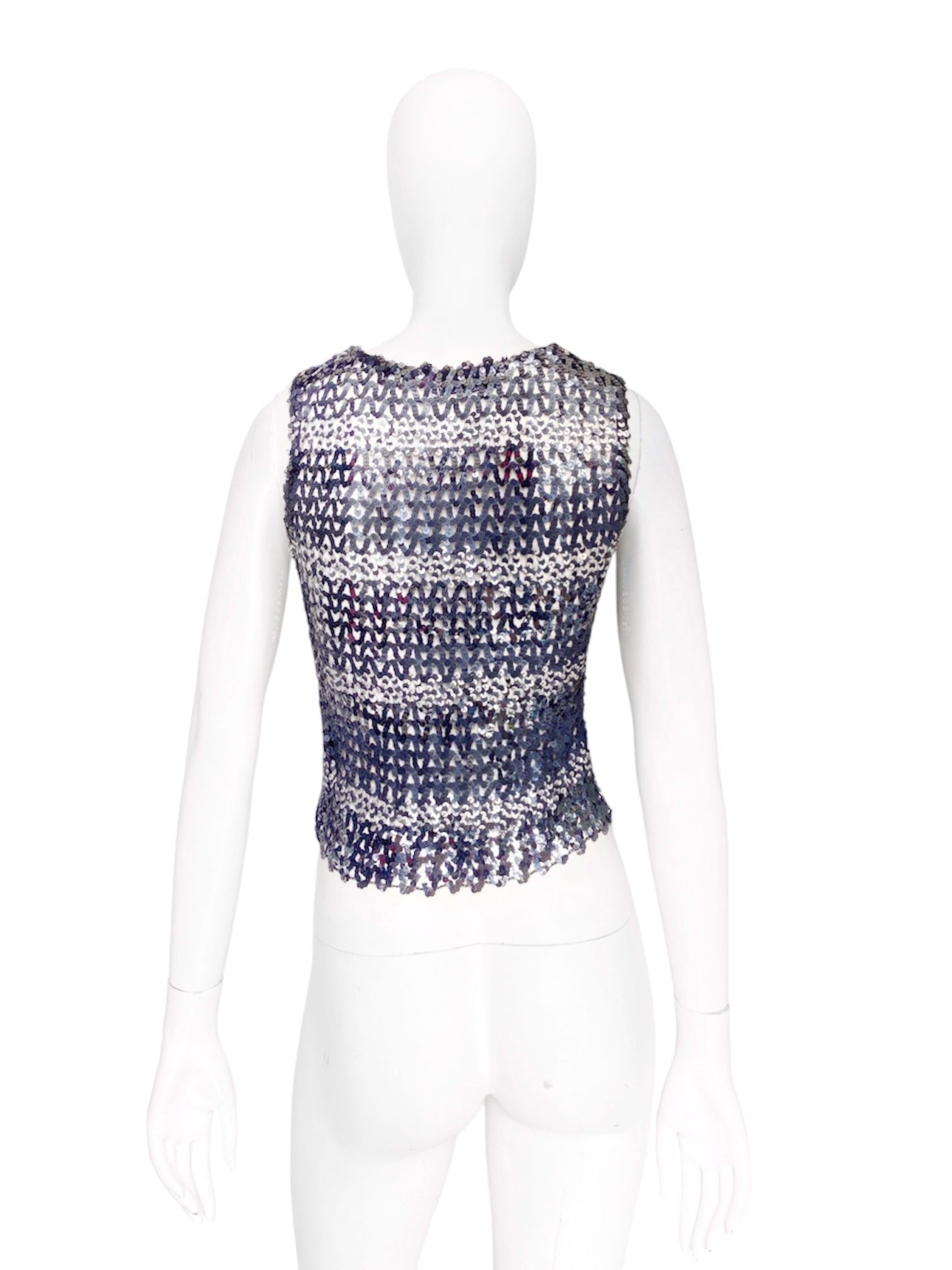 zOthers - Dolce & Gabbana 90s Sequins Mesh Top - 4