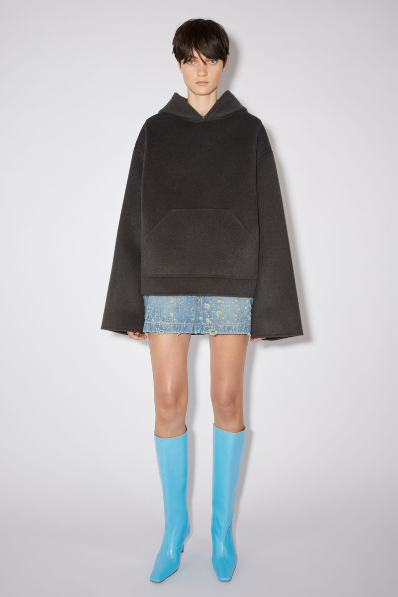 Acne Studios Leather heel boots - Turquoise outlook