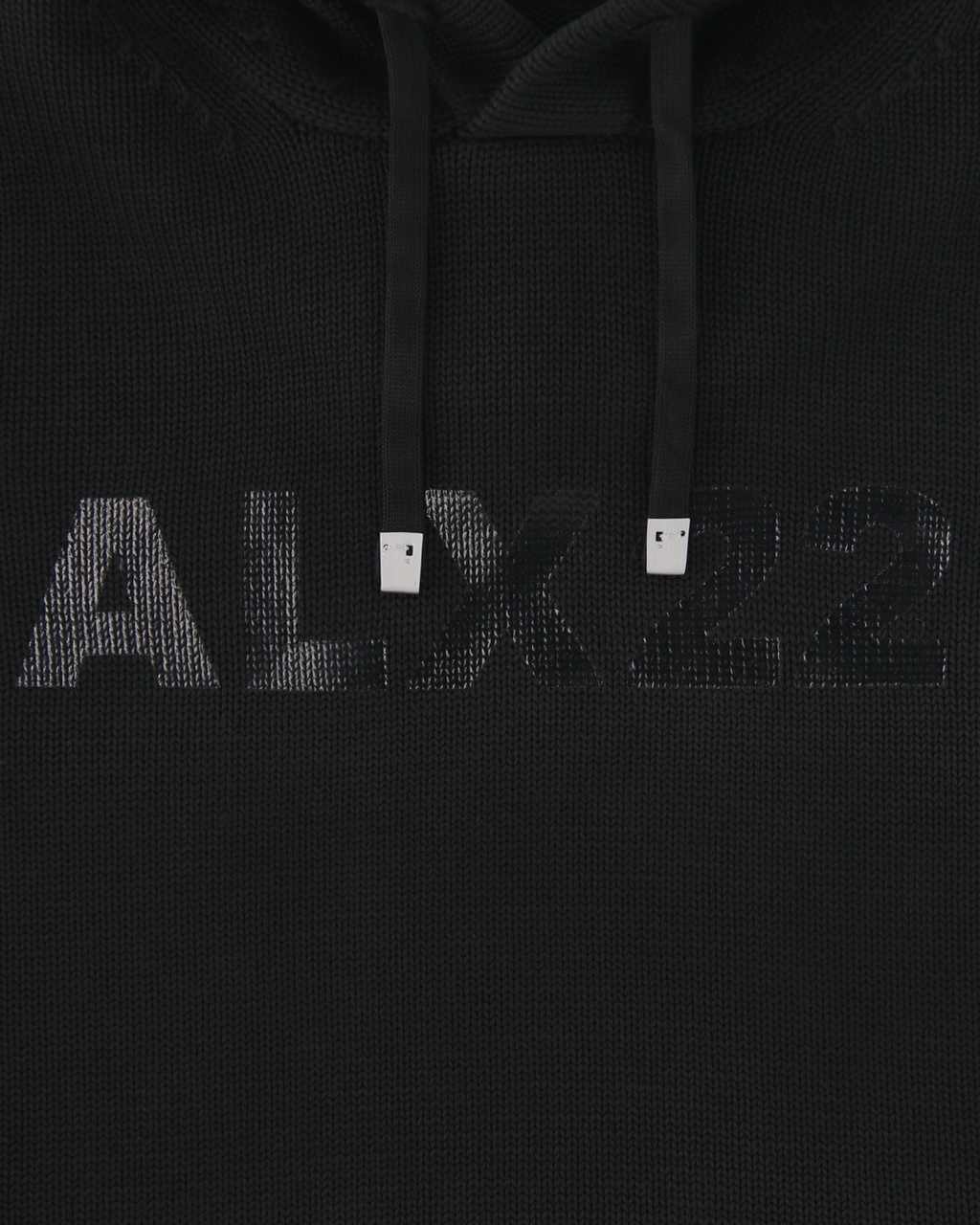 LOGO KNIT HOODED SWEATER - 6