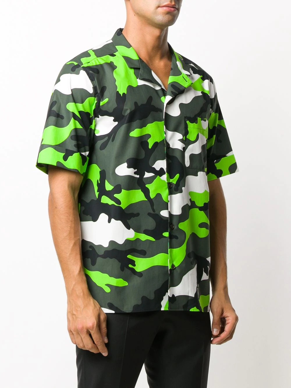 camouflage-print short-sleeve shirt - 3