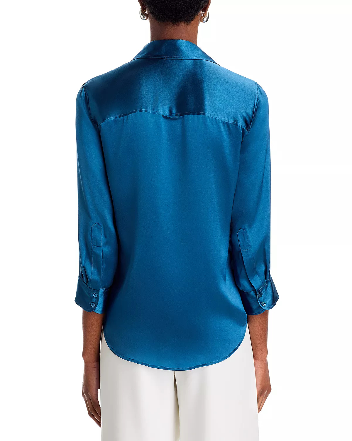 Dani Silk Charmeuse Blouse - 3