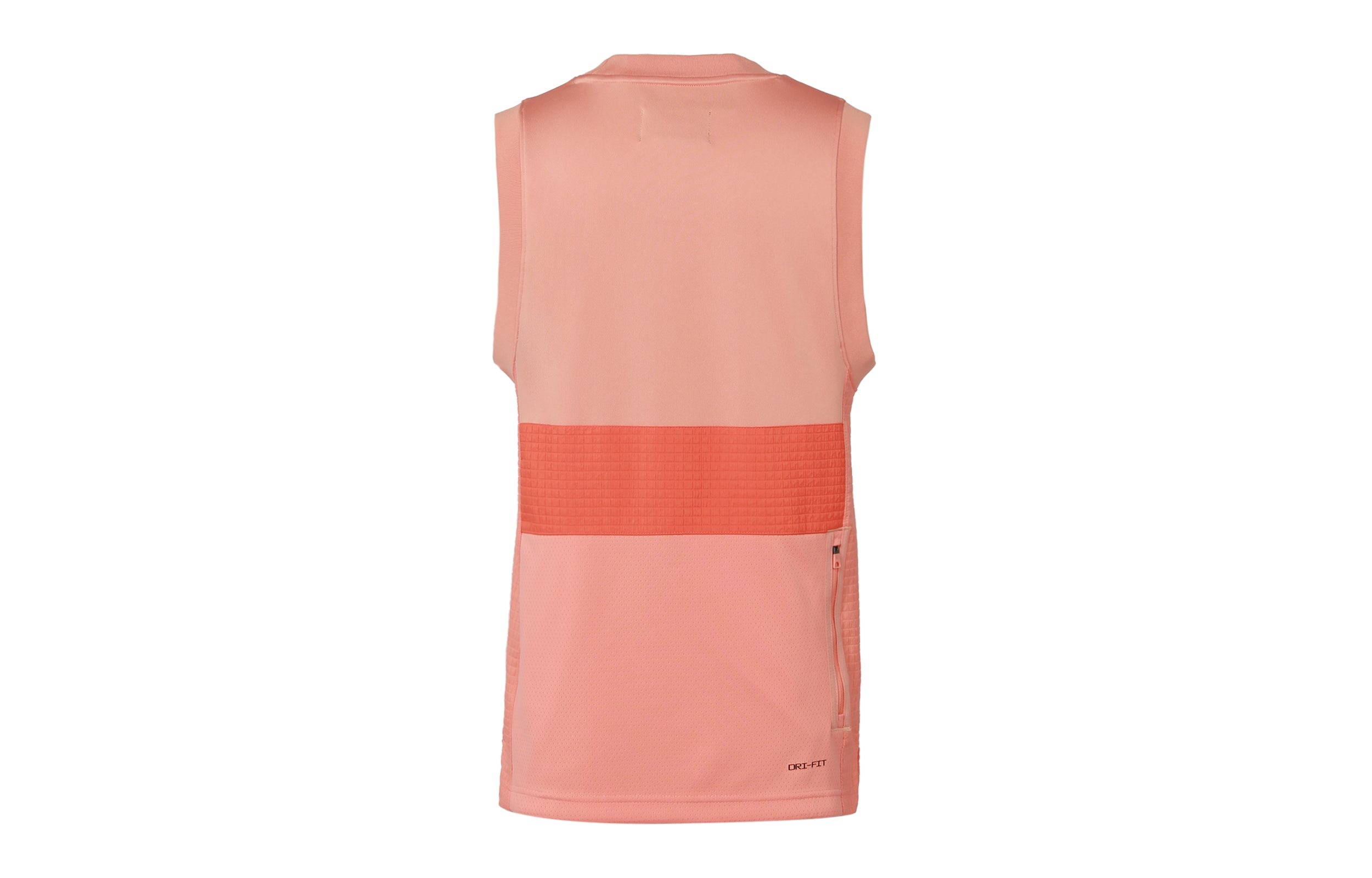 Men's Air Jordan Colorblock Logo Round Neck Sleeveless Vest Orange CZ4742-808 - 2