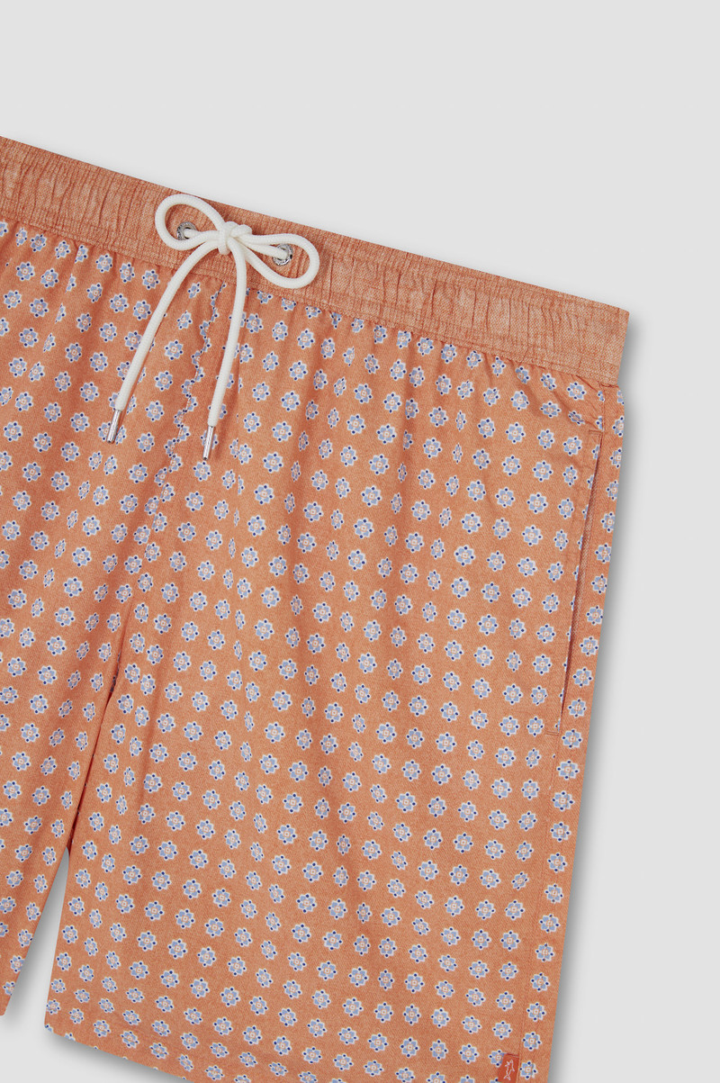 SWIM SHORTS WITH ALLOVER MICRO-PRINT 5