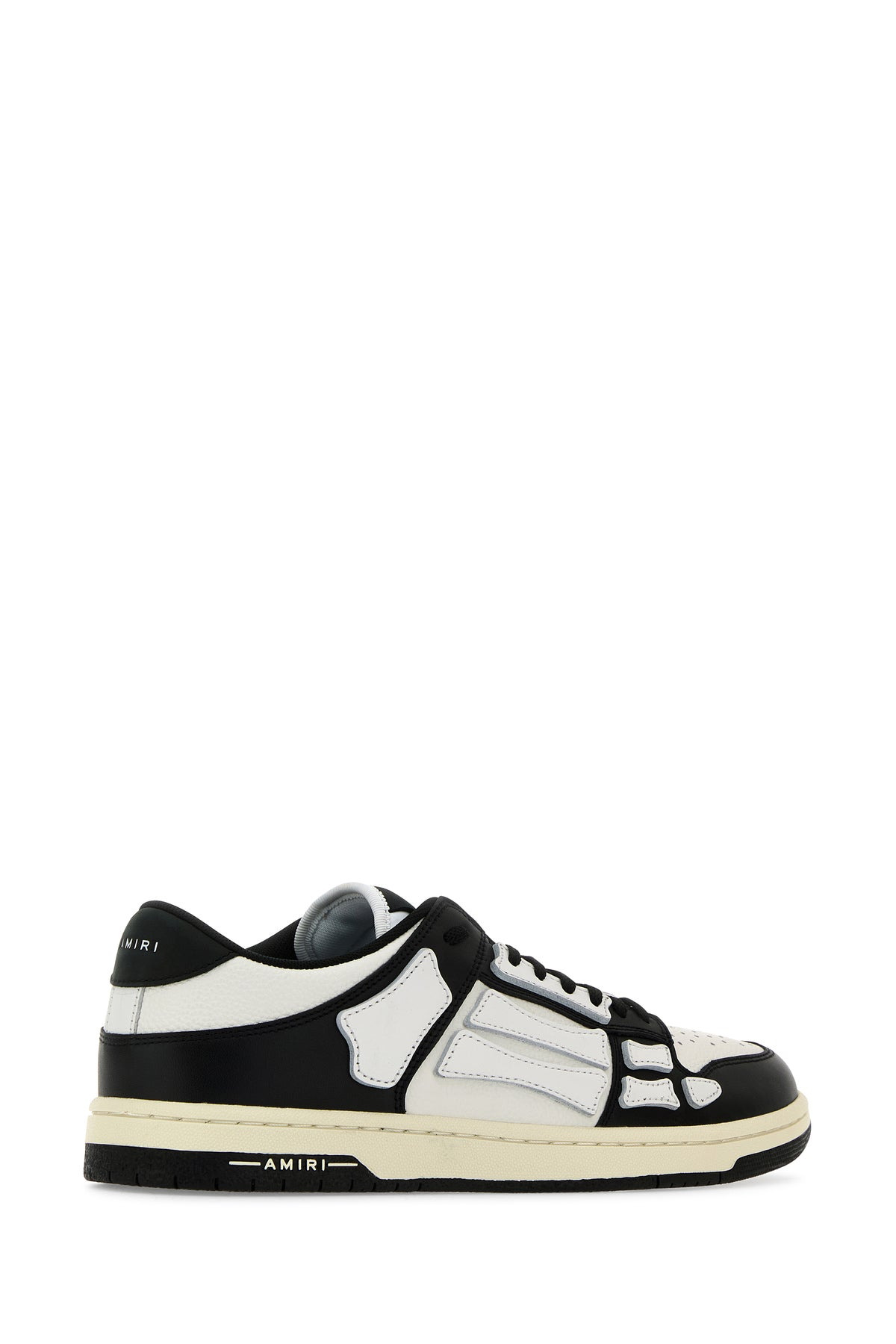 Two-tone leather Skel sneakers - 3