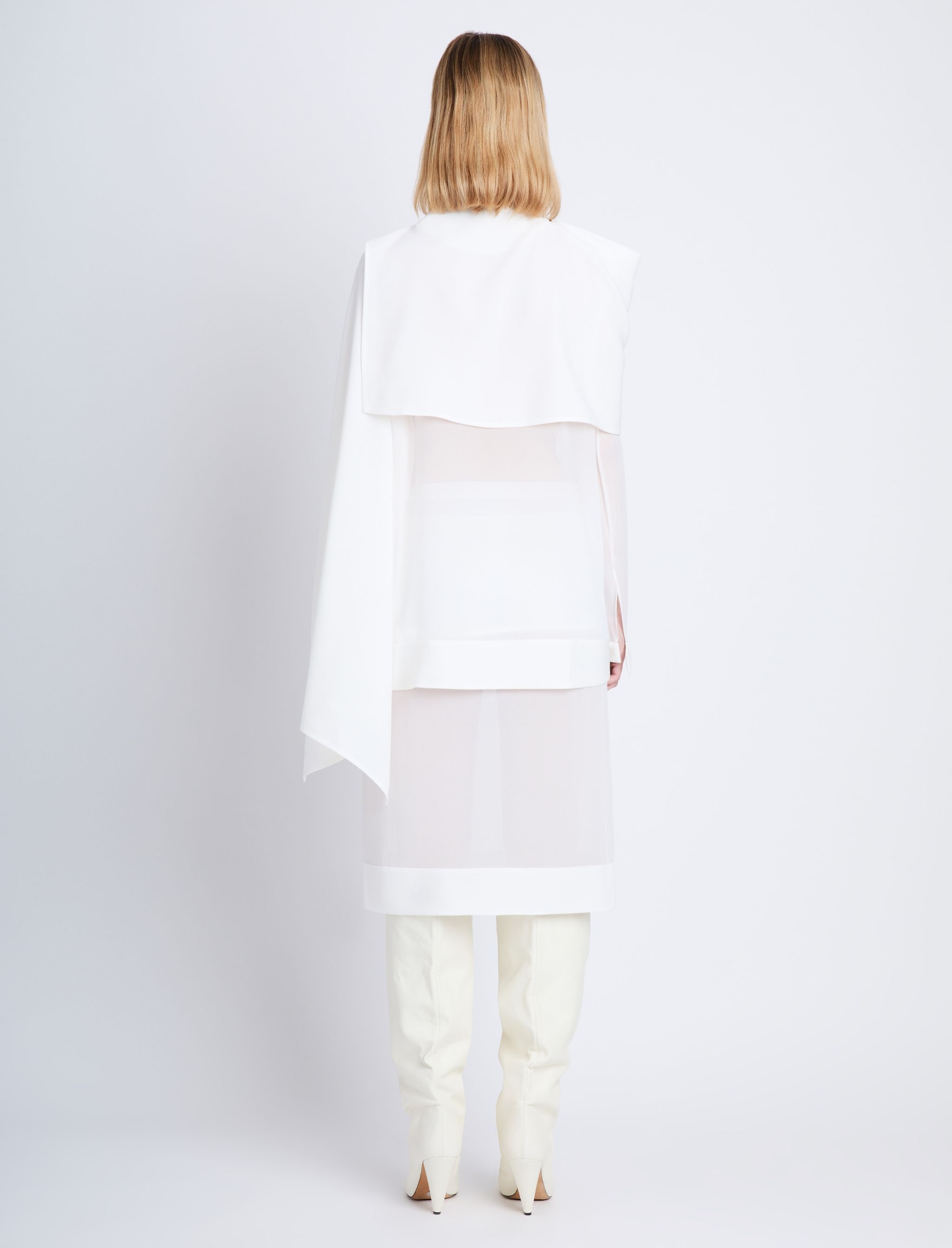 Technical Chiffon Top - 5