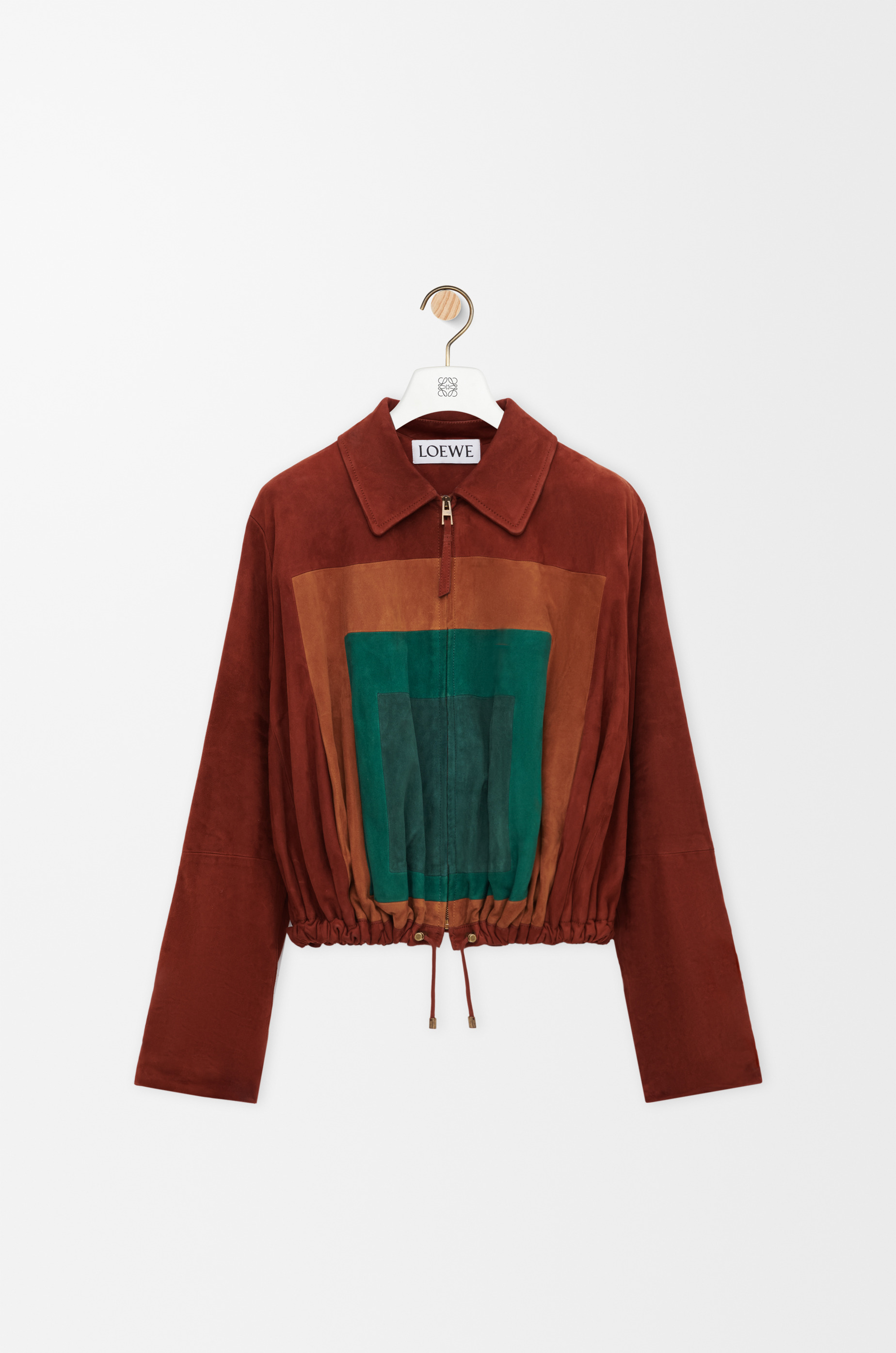 Balloon jacket in suede goatskin - 1