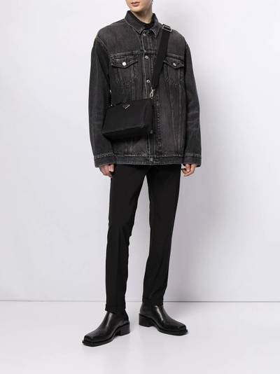 BALENCIAGA zip-up denim jacket outlook