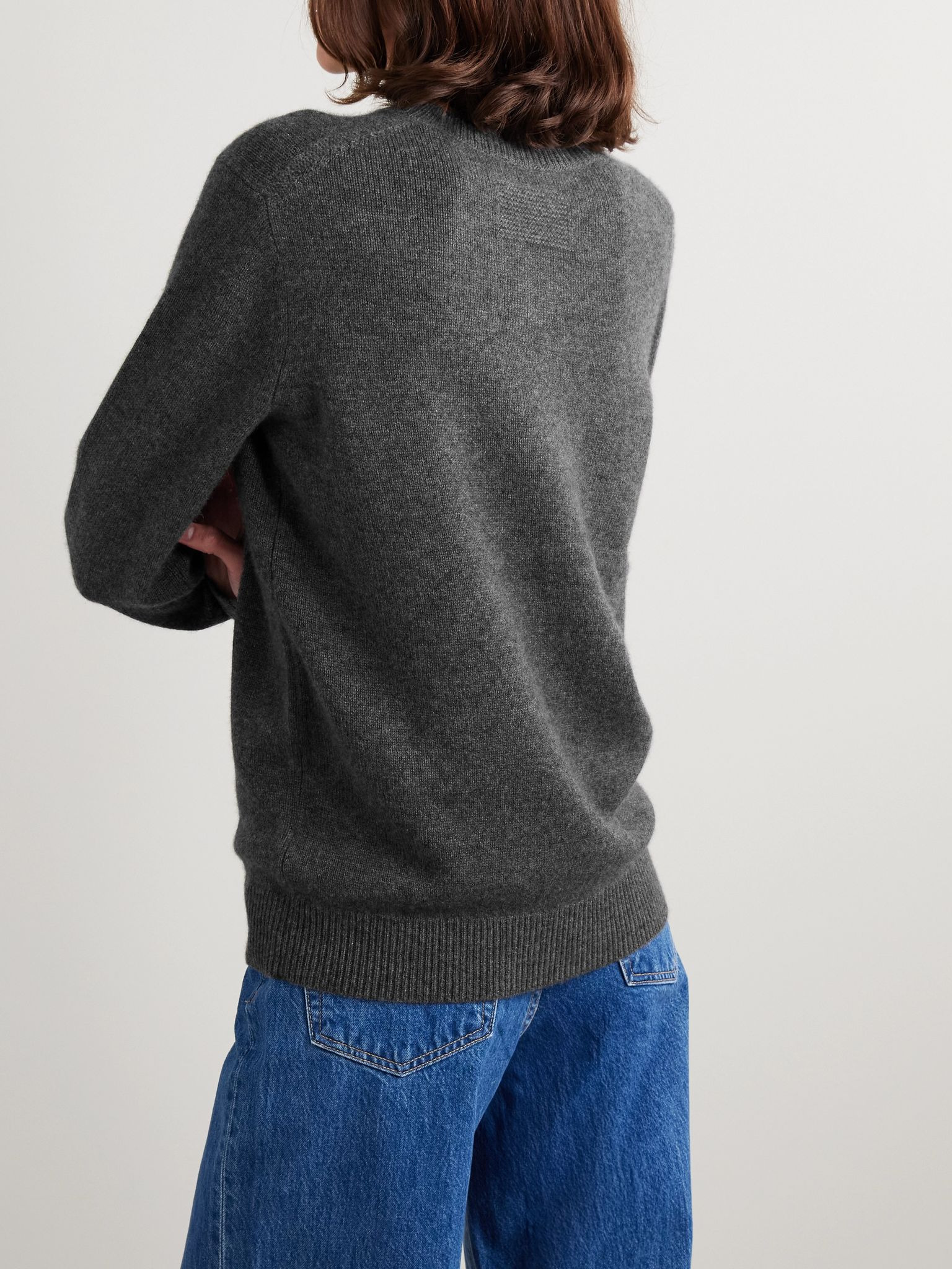 All Day cashmere sweater Dark gray - 4