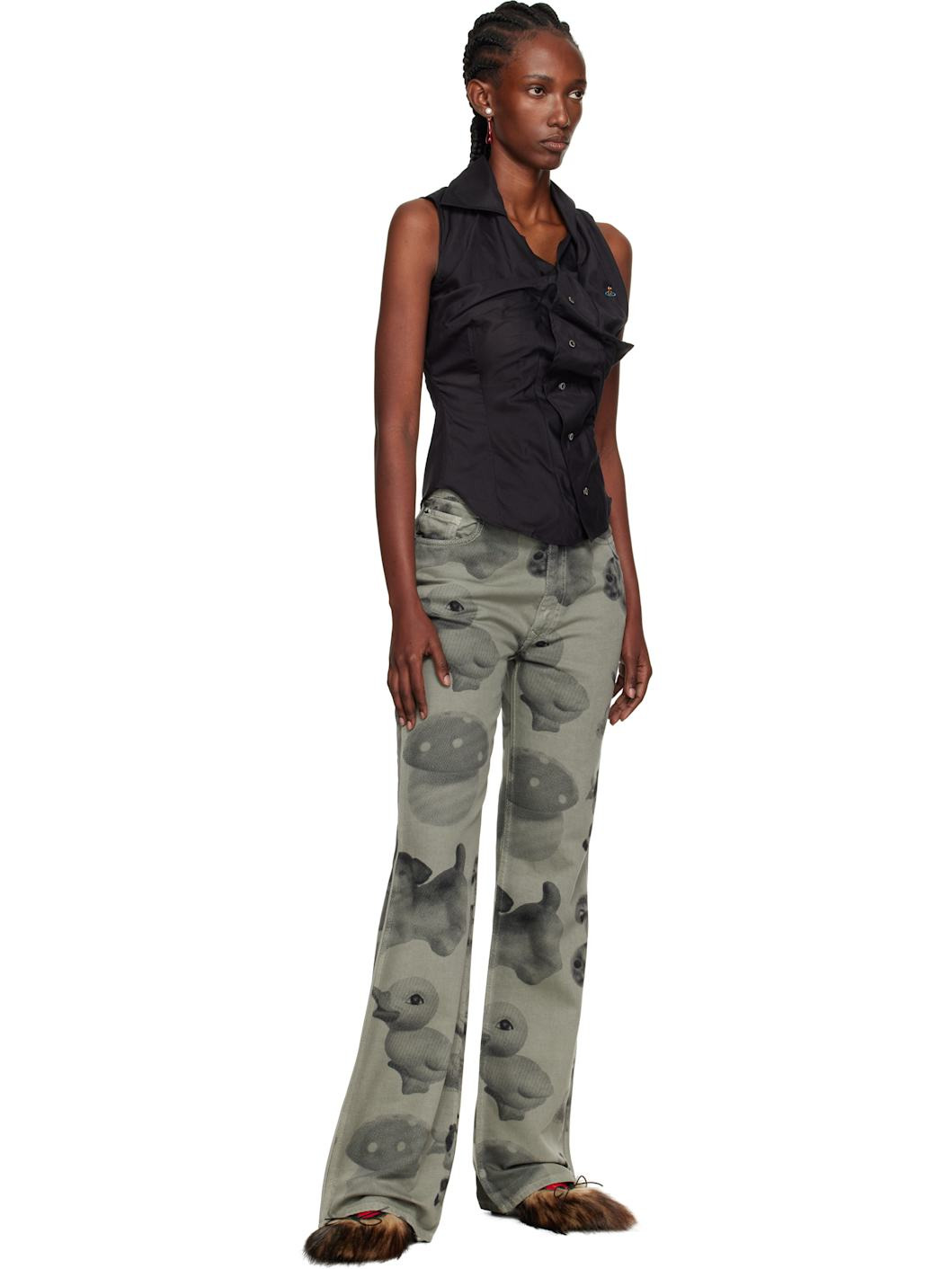 Green Ray 5 Pocket Jeans - 4