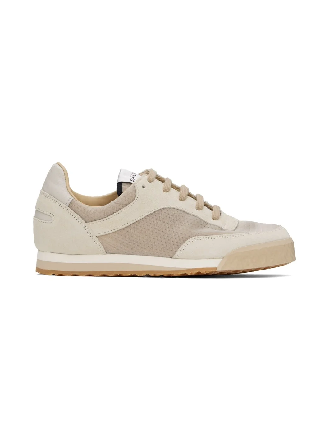 Beige Pitch Low Sneakers - 1