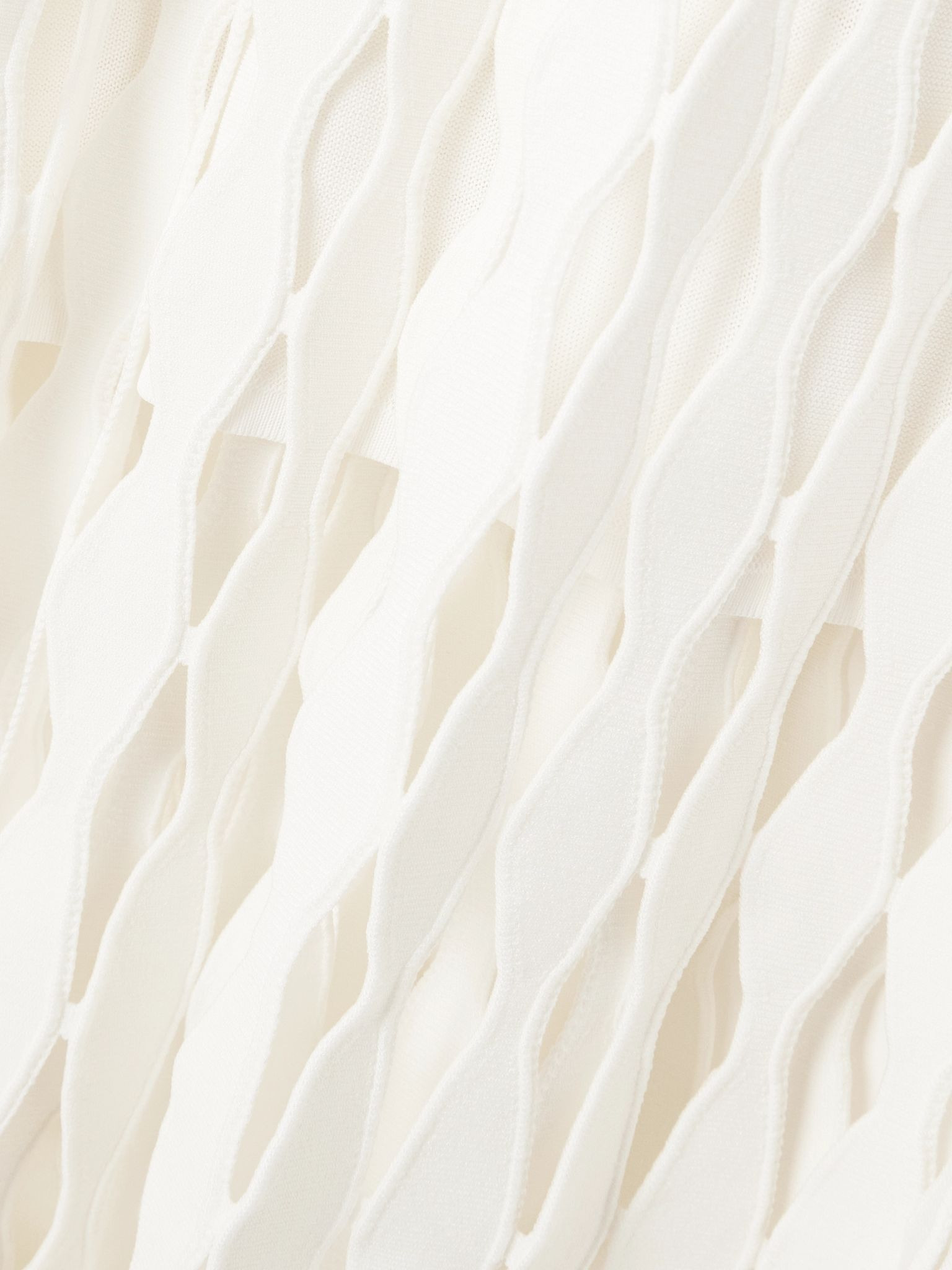 Zyla cutout jersey midi dress Cream - 4