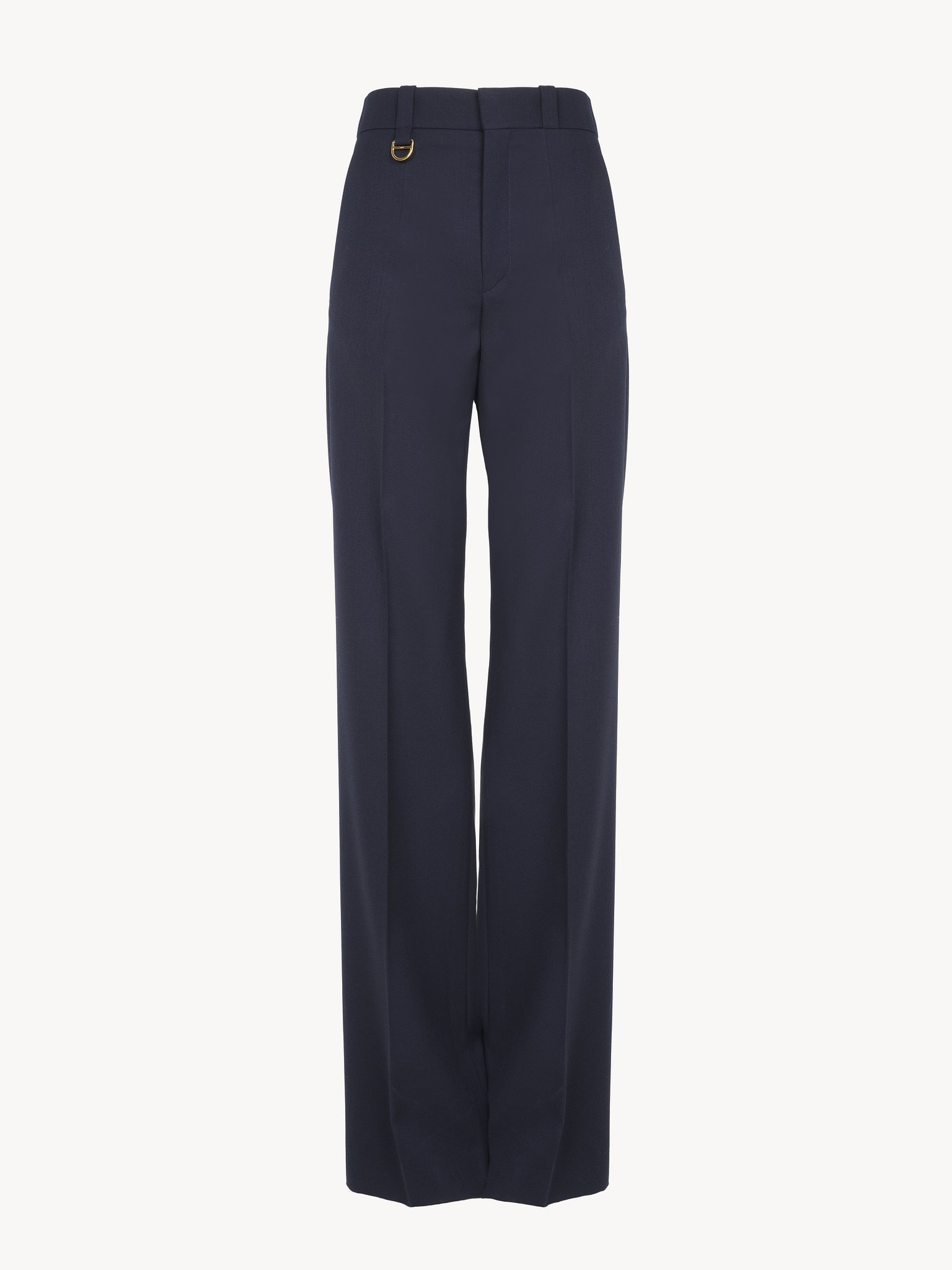 TAILORED PANTS IN WOOL GRAIN DE POUDRE - 2