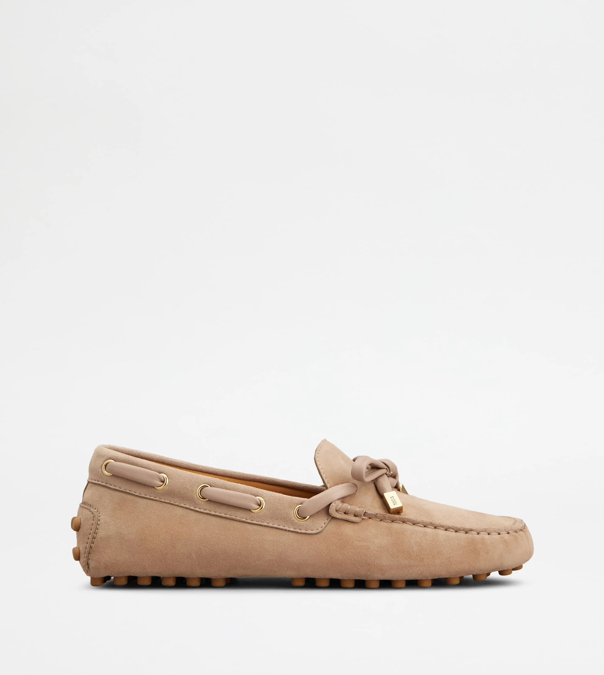 GOMMINO LOAFERS IN SUEDE - PINK - 1