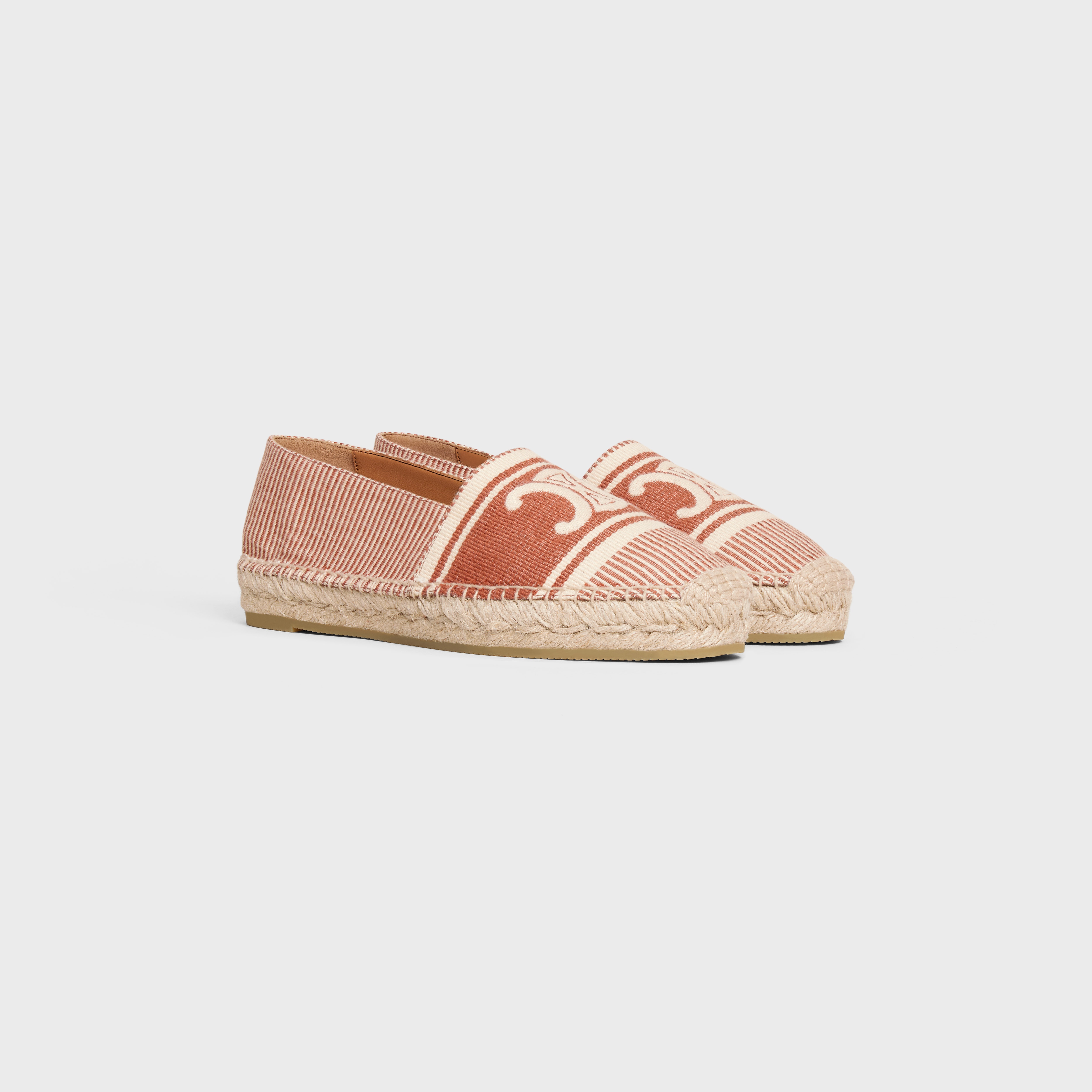 LES ESPADRILLES CELINE in TRIOMPHE JACQUARD CANVAS - 2