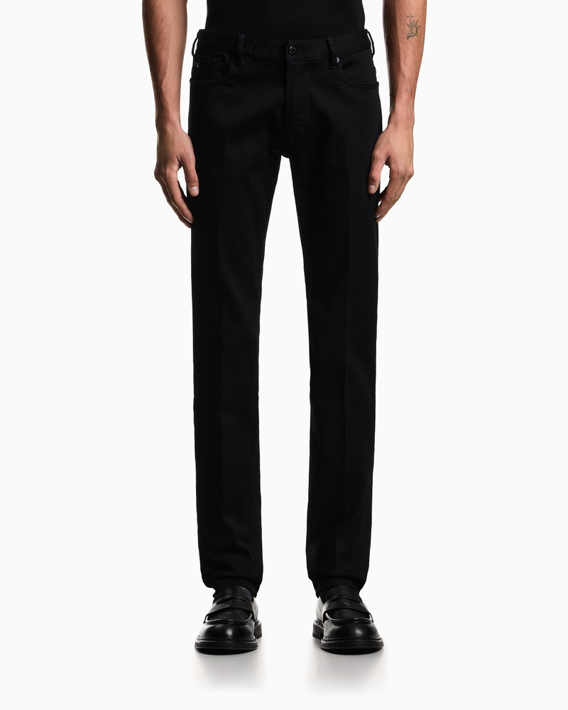 EMPORIO ARMANI J06 SLIM-FIT EXTRA COMFORT DENIM JEANS outlook