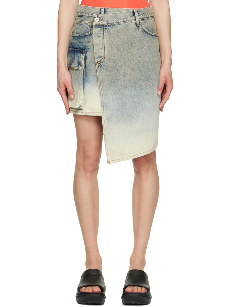 Green Toybox Laundry Denim Miniskirt 1