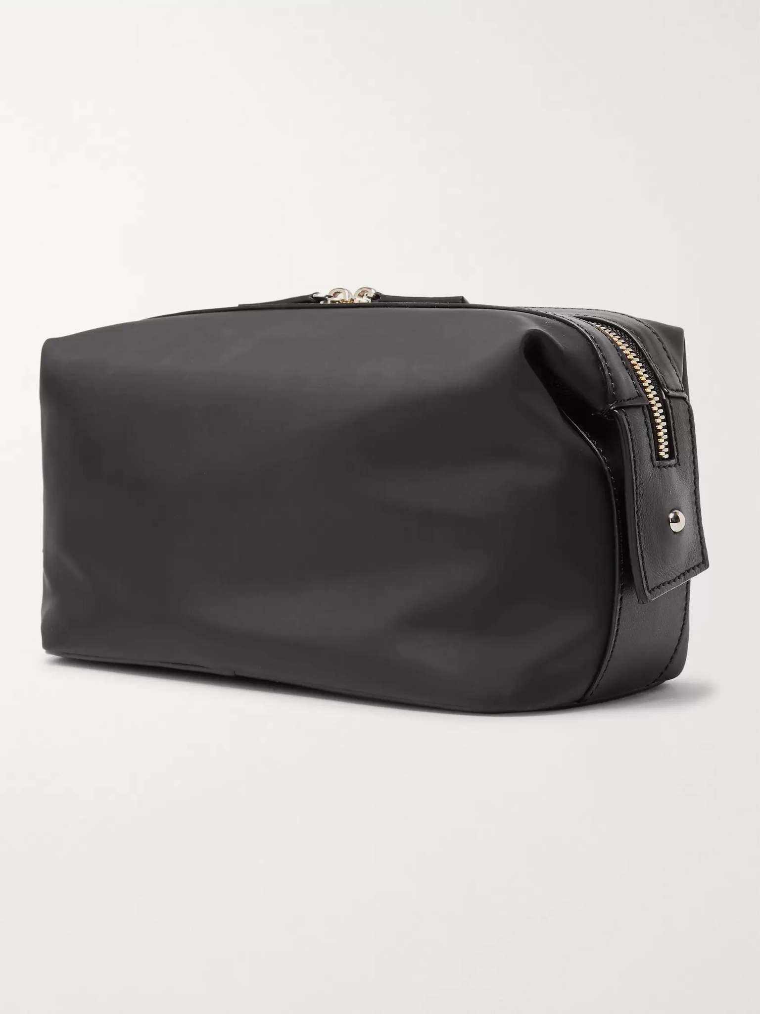 Kenyatta Leather-Trimmed Nylon Wash Bag - 3