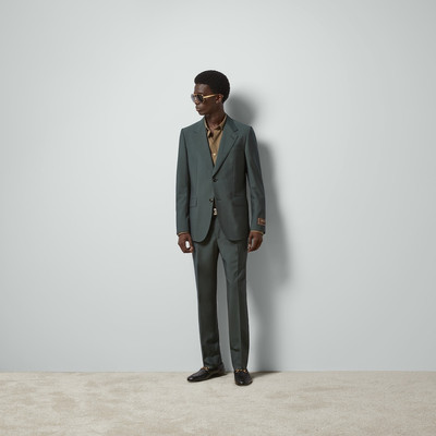 GUCCI Wool mohair suit outlook