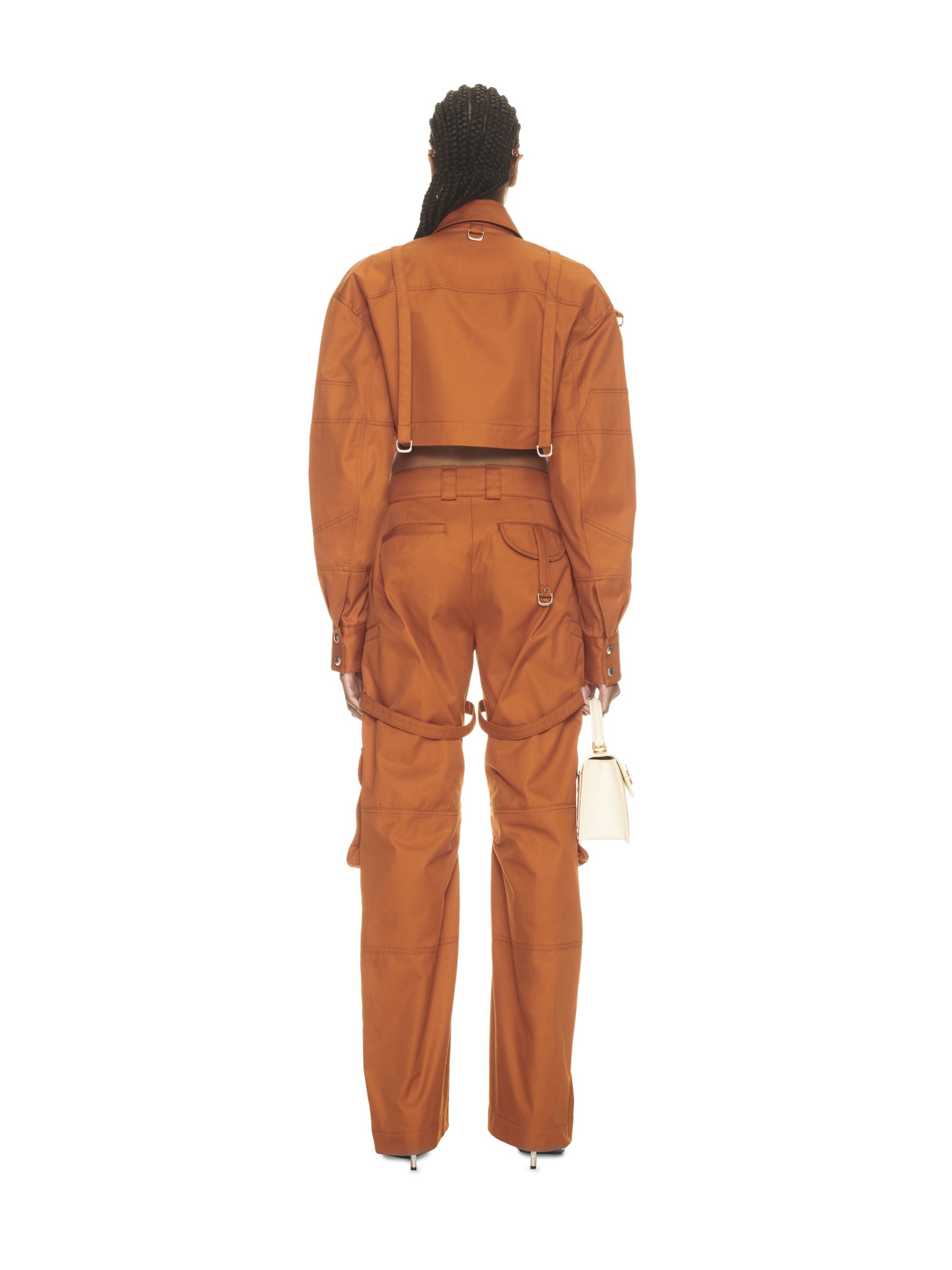 Co Cargo Crop Ls Shirt Brick Red No Colo - 4