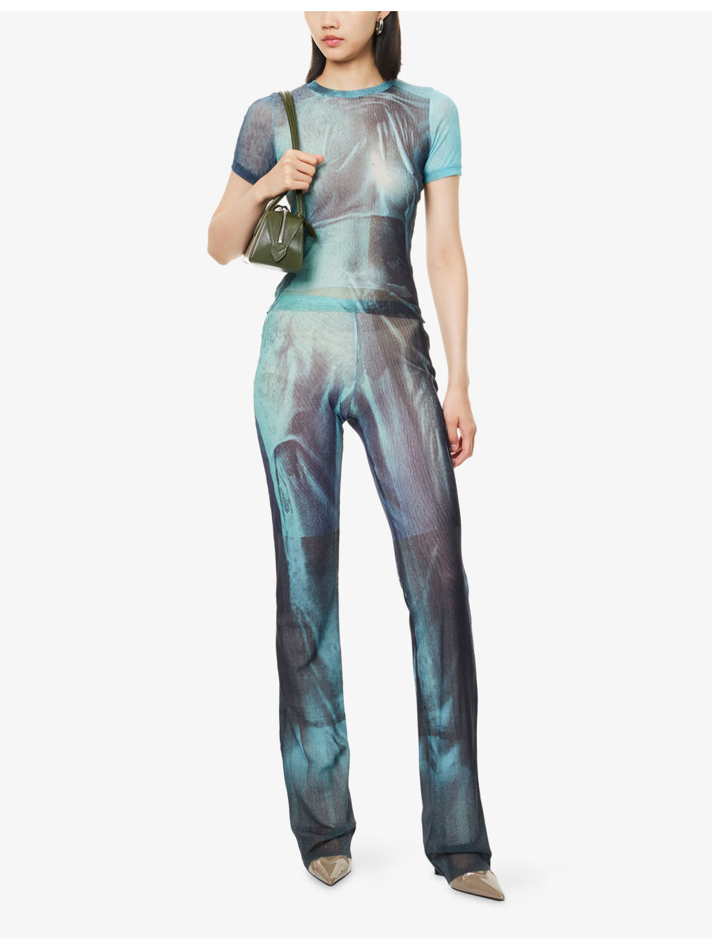 Water Slim-Fit Mesh Top - 2