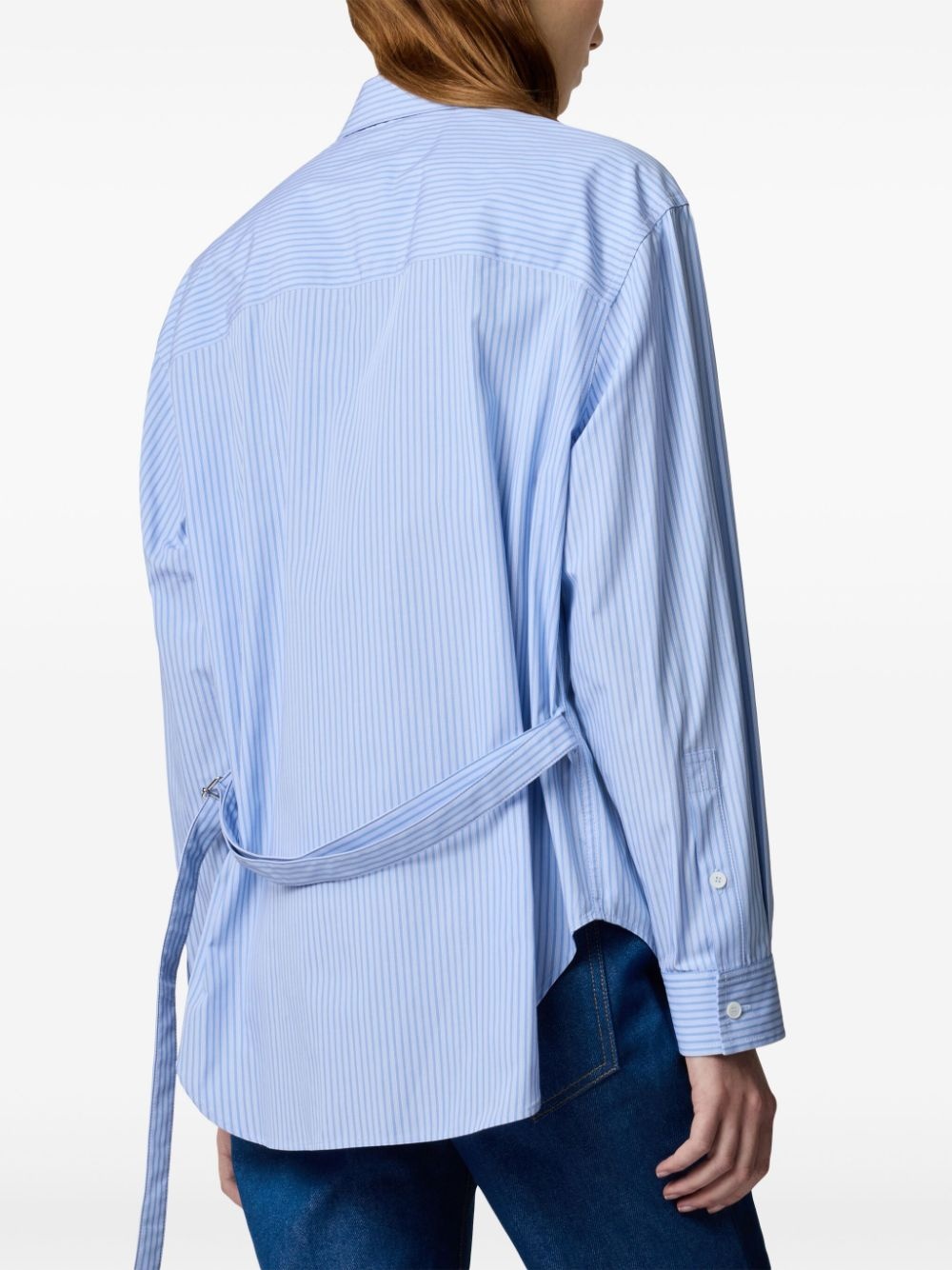 double-collar poplin shirt - 3