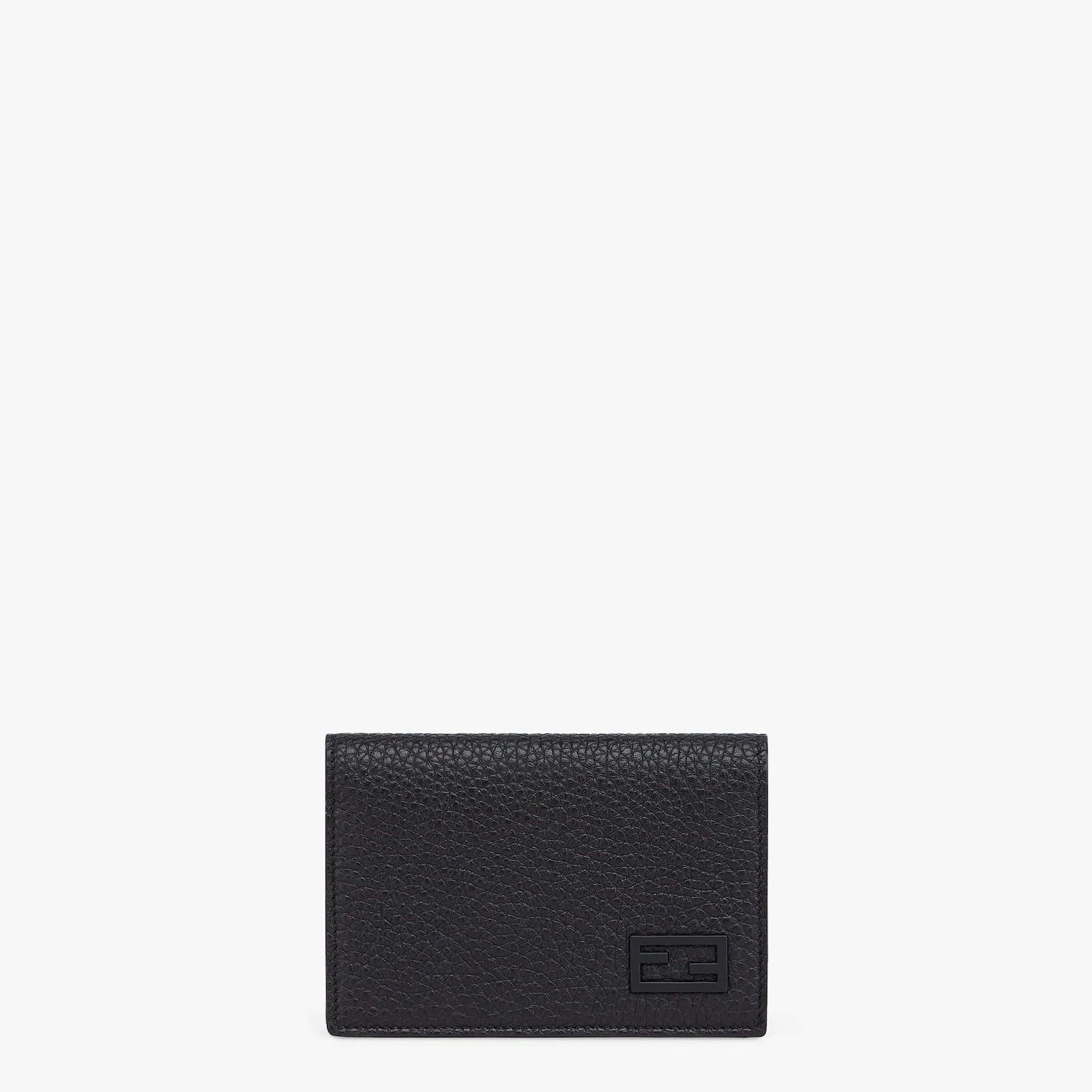 Black leather card holder - 1