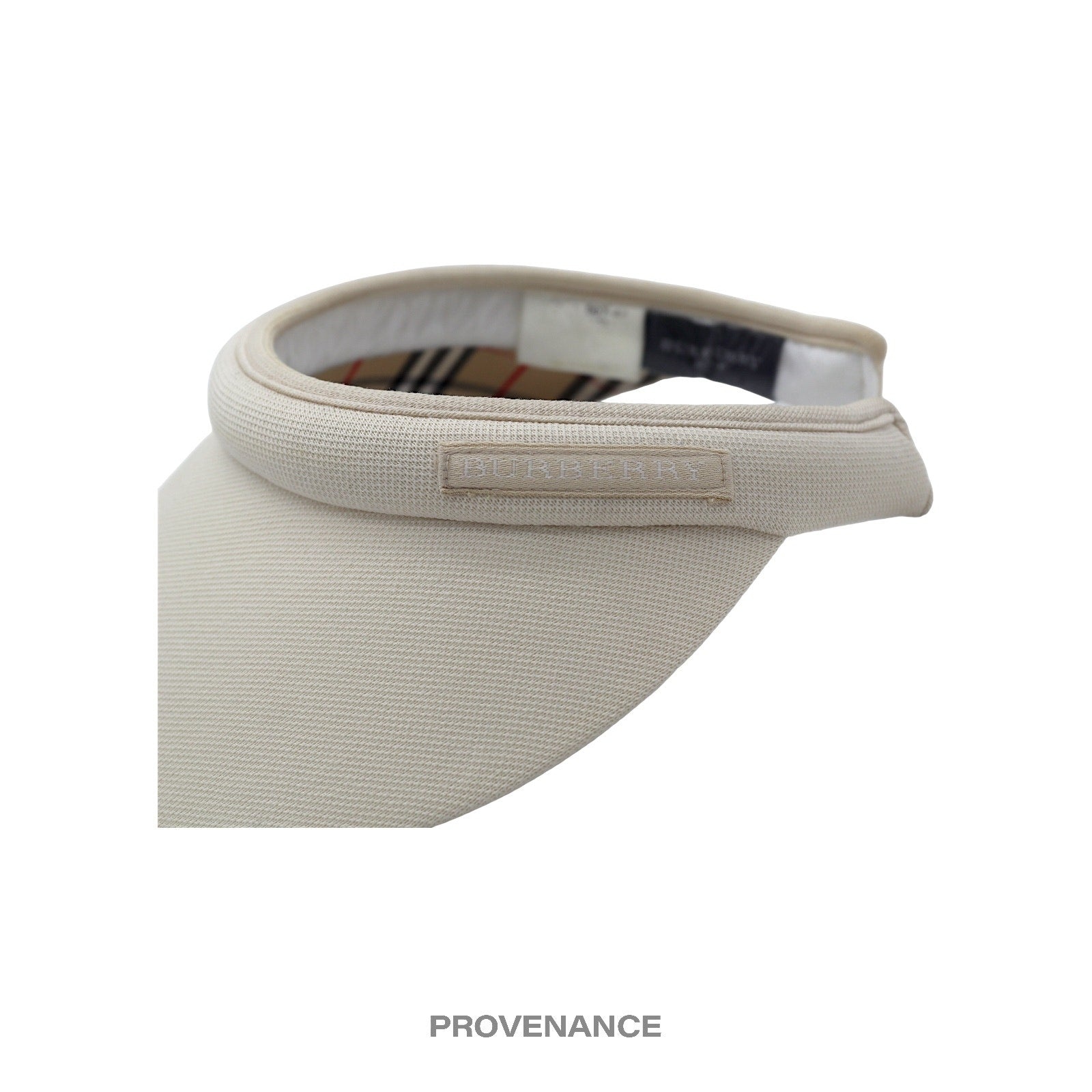 Burberry Golf - Burberry Golf Knight Logo Visor  Nova Check Chalk - 7