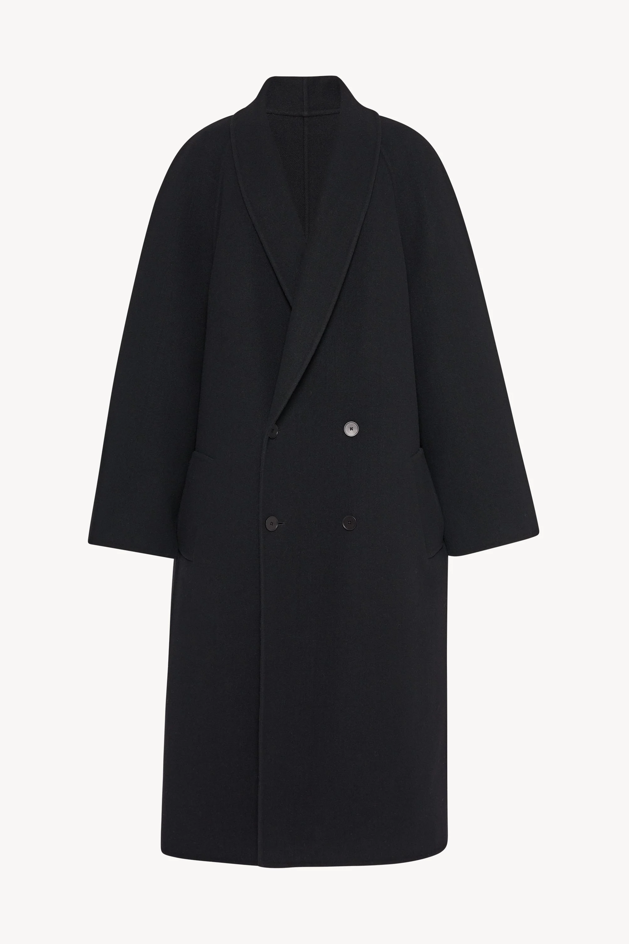 The Row Ferro Coat in Wool and Cashmere | REVERSIBLE