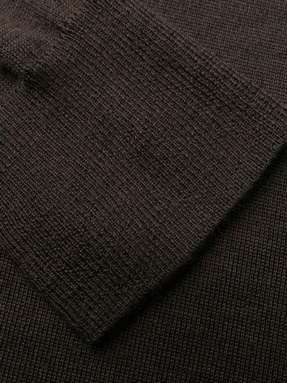 long-sleeve fitted sweater - 7