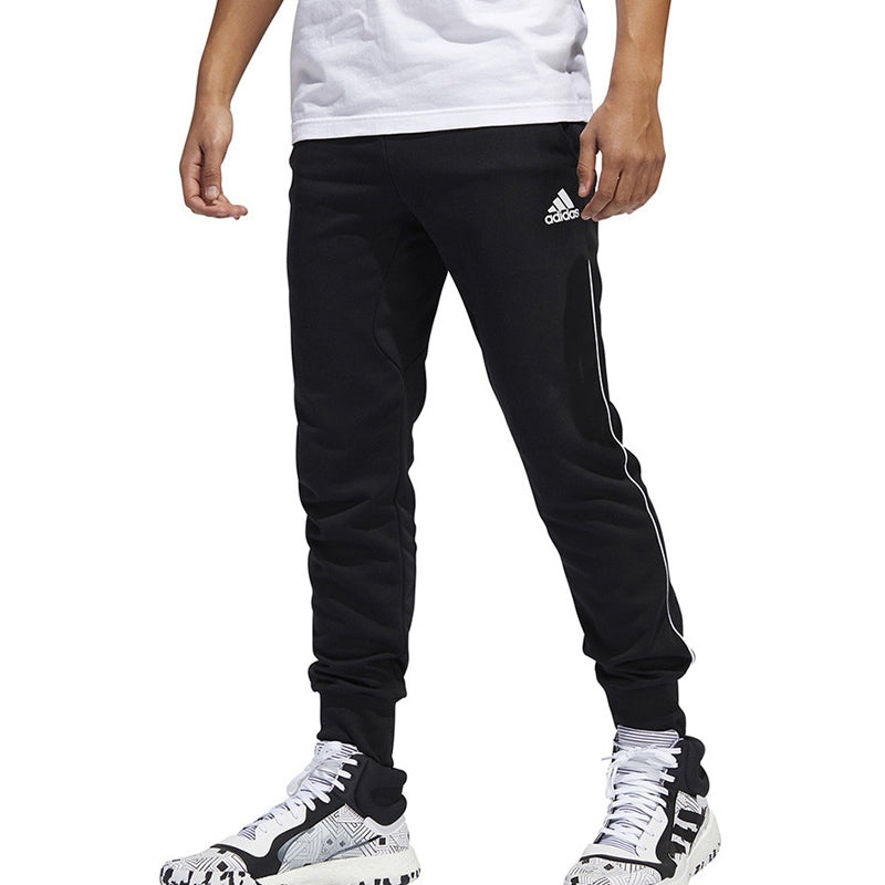 adidas Logo Knit Drawstring Sports Pants Black DX6785 - 3