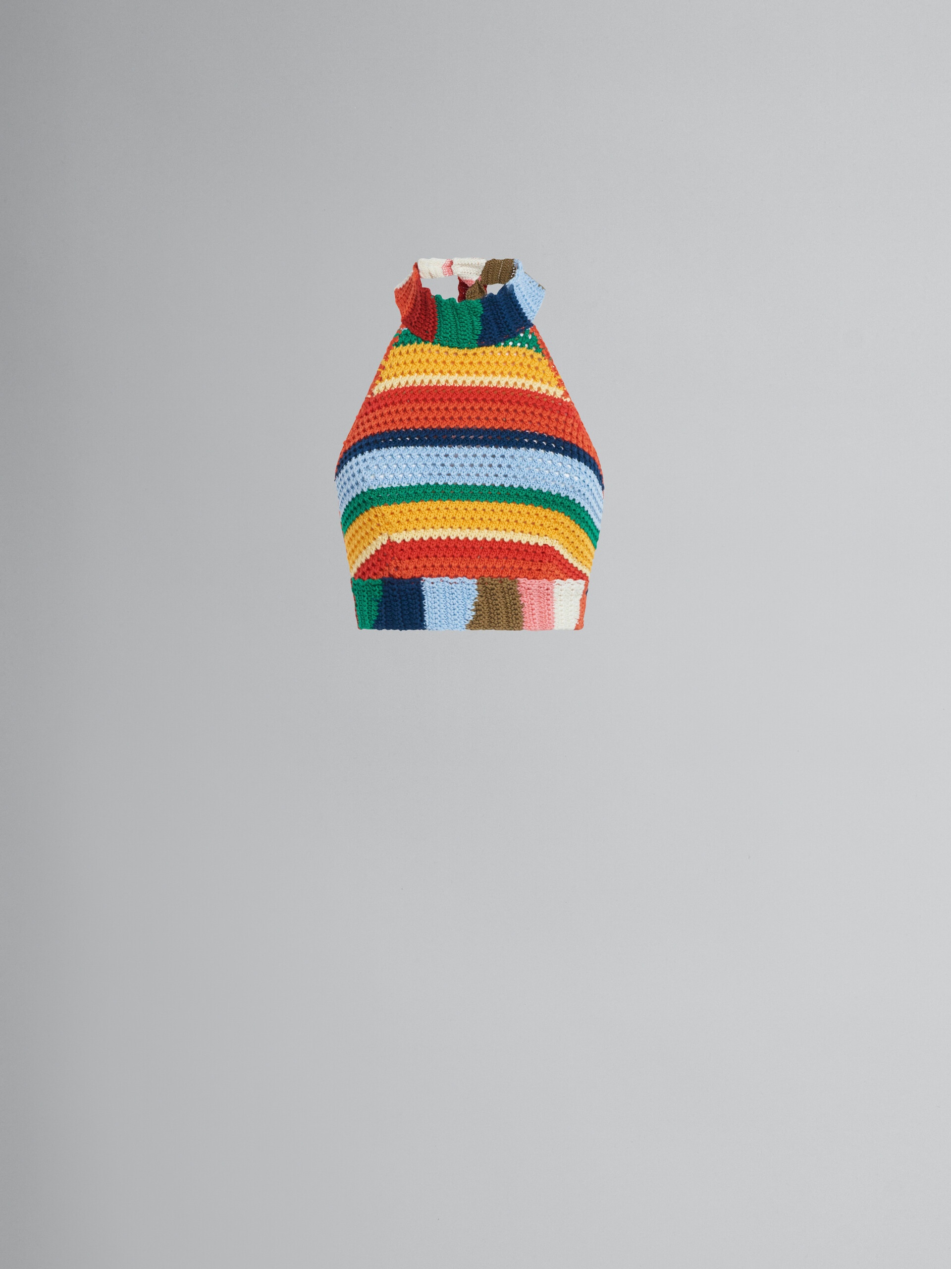 MARNI X NO VACANCY INN - MULTICOLOUR COTTON-KNIT TOP - 1