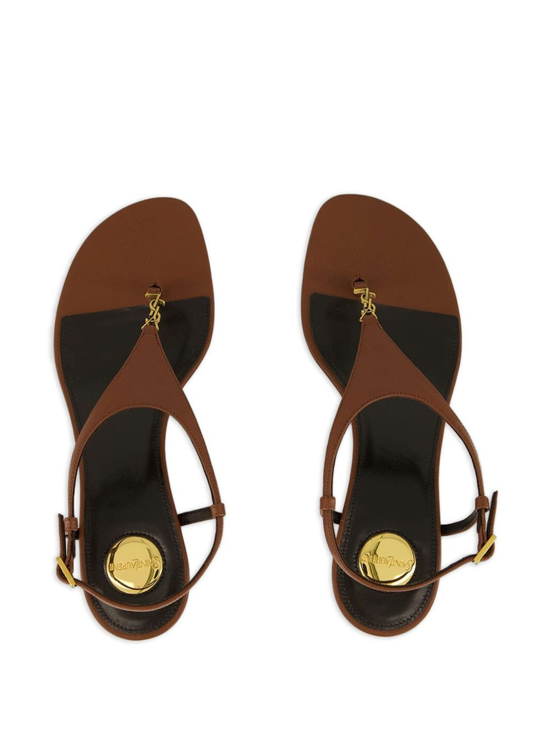 40mm Cassandre-plaque leather sandals 4
