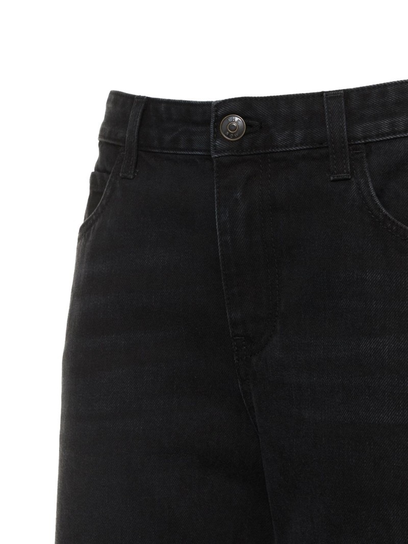 Eglitta wide cotton denim mid rise jeans - 2