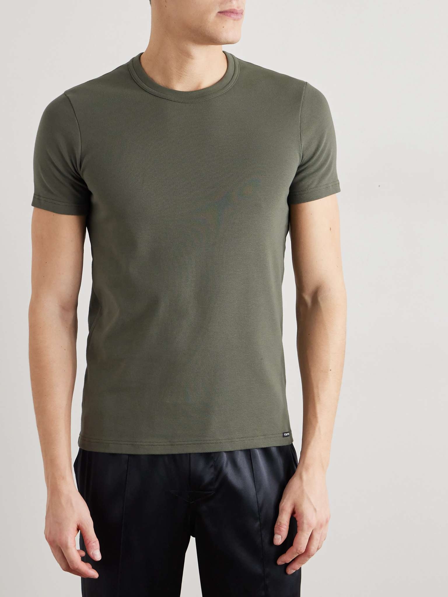 Stretch-Cotton Jersey T-Shirt - 2