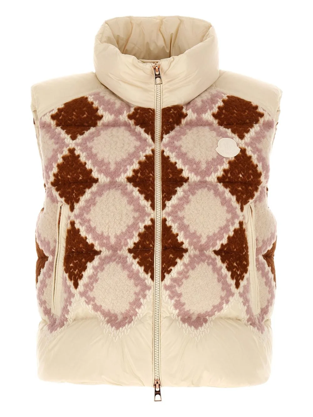 Armathia quilted diamond-pattern vest - 1