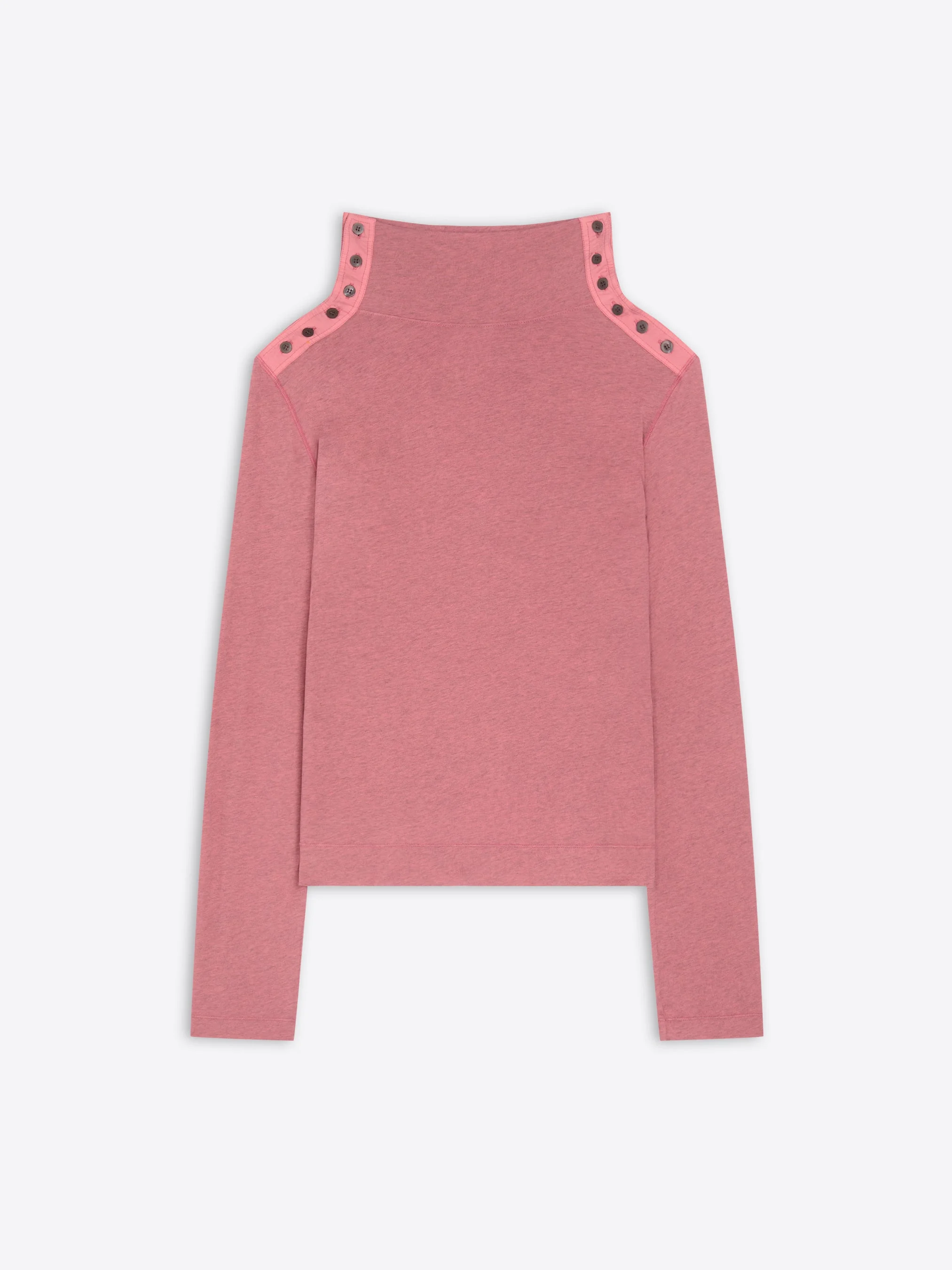 OVERDYED TURTLENECK TEE - 1