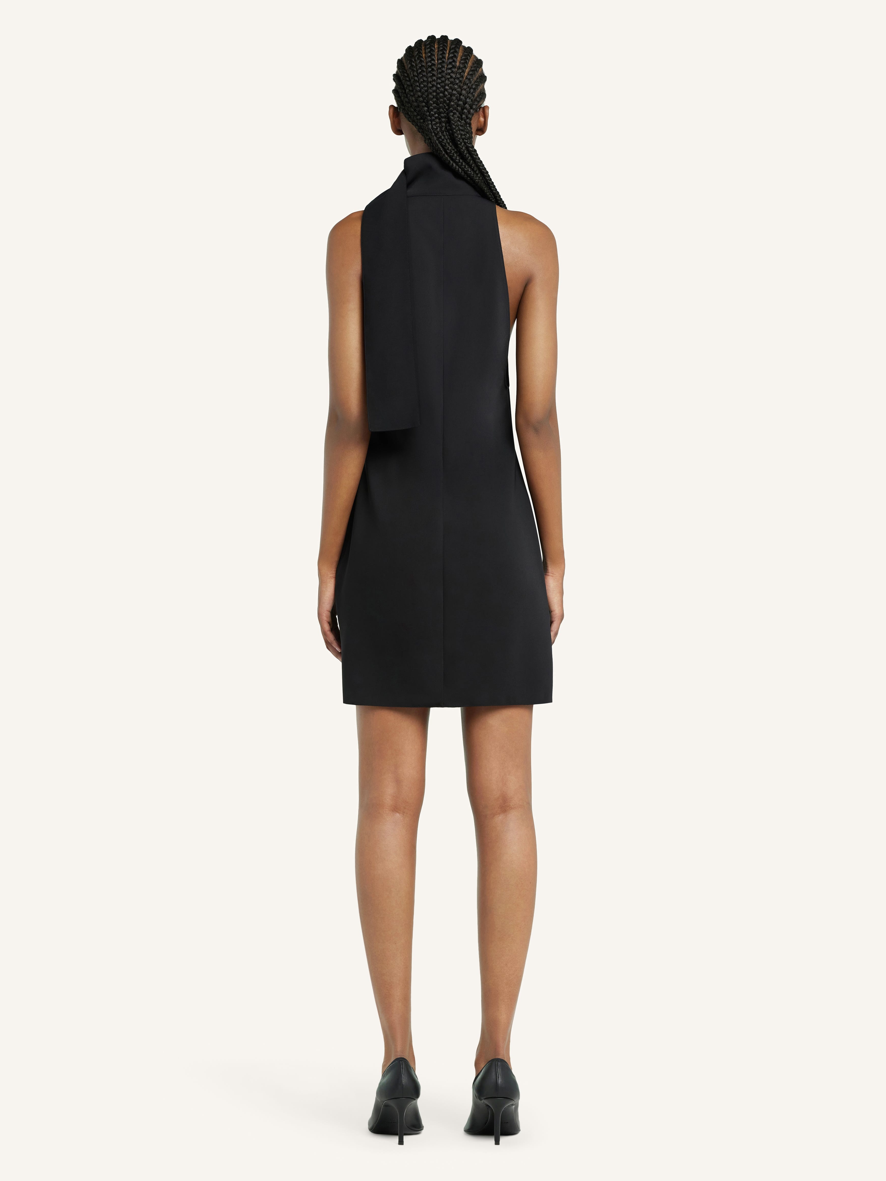 SCARF SLEEVELESS DRESS - 4