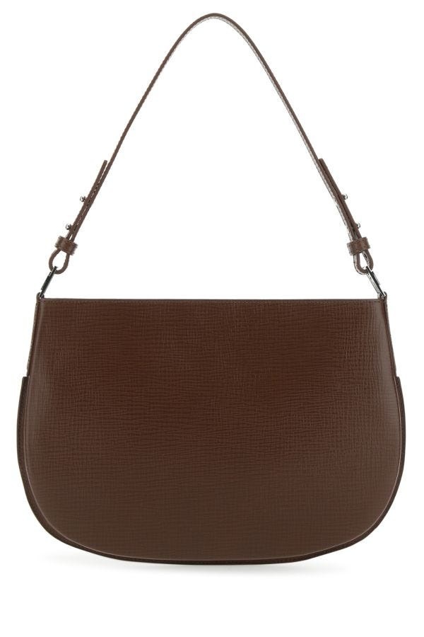 Brown leather Issa shoulder bag - 1