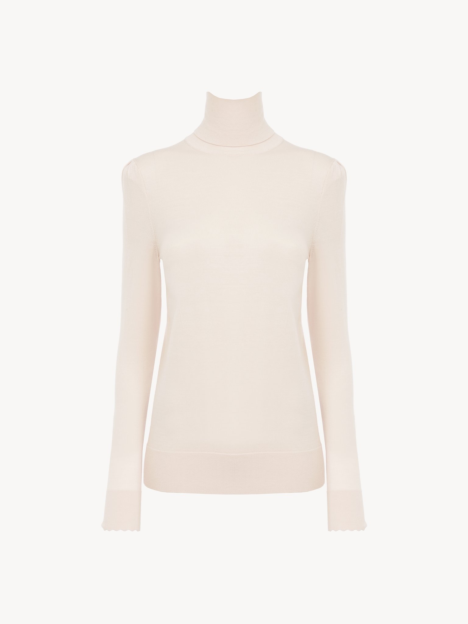 FITTED HIGH-NECK SWEATER - 3