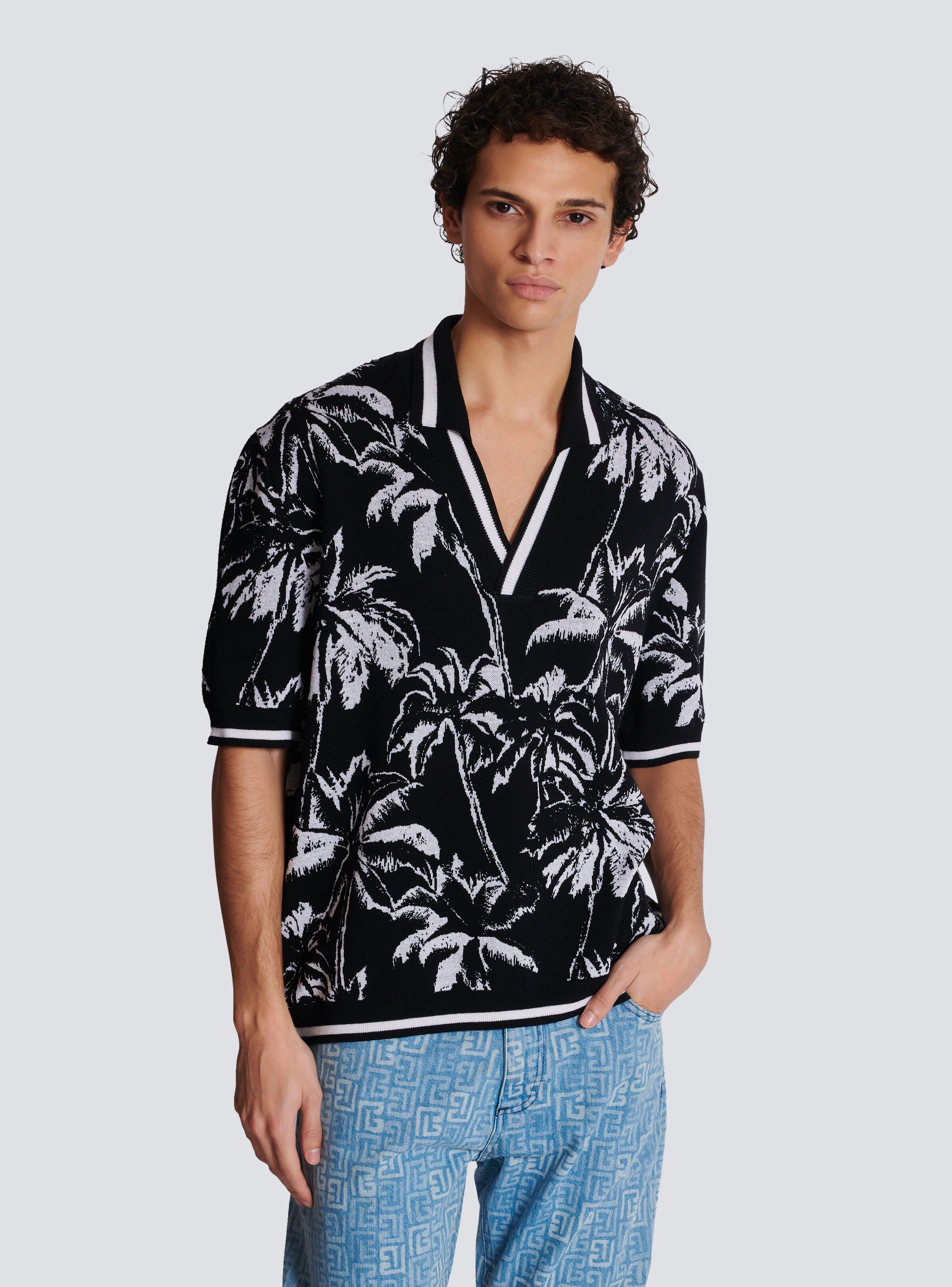 Palm knit polo - 6